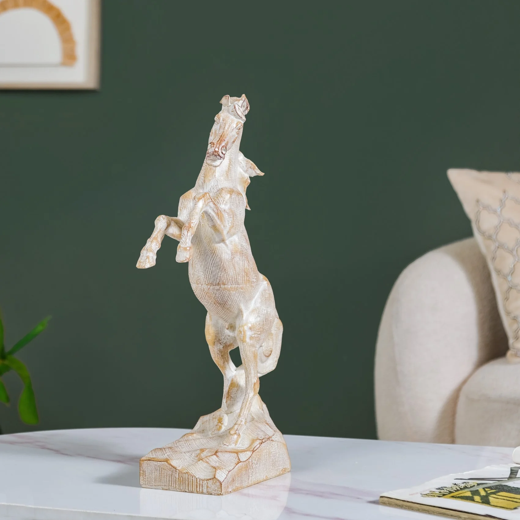 Horse Sculpture For Living Room Decor - Image 6