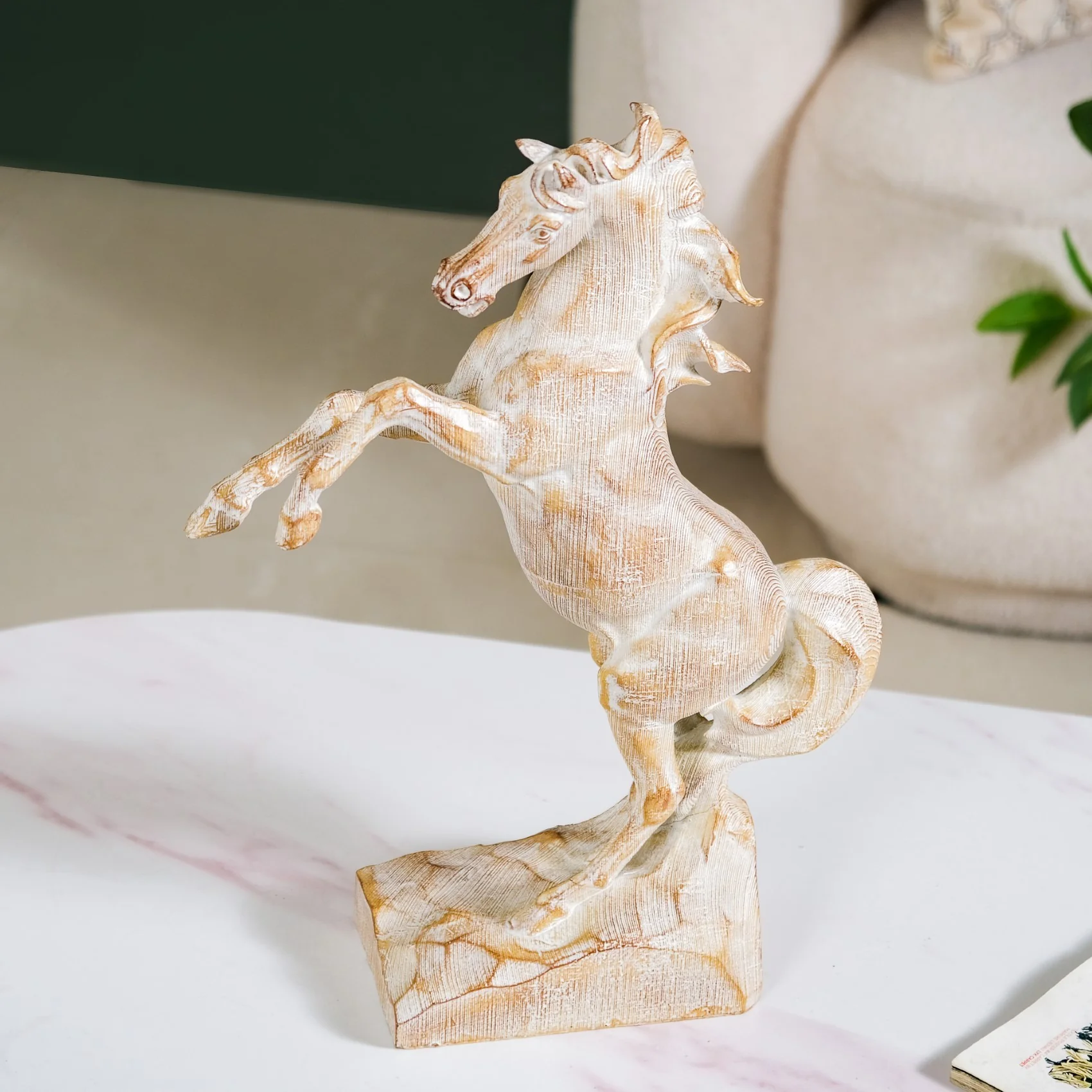 Horse Sculpture For Living Room Decor - Image 9