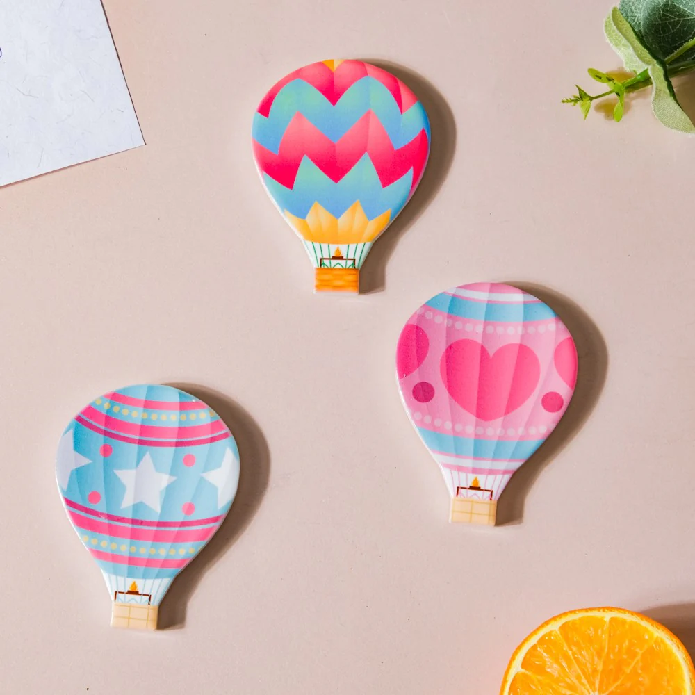 Hot Air Balloon Fridge Magnet Set Of 3