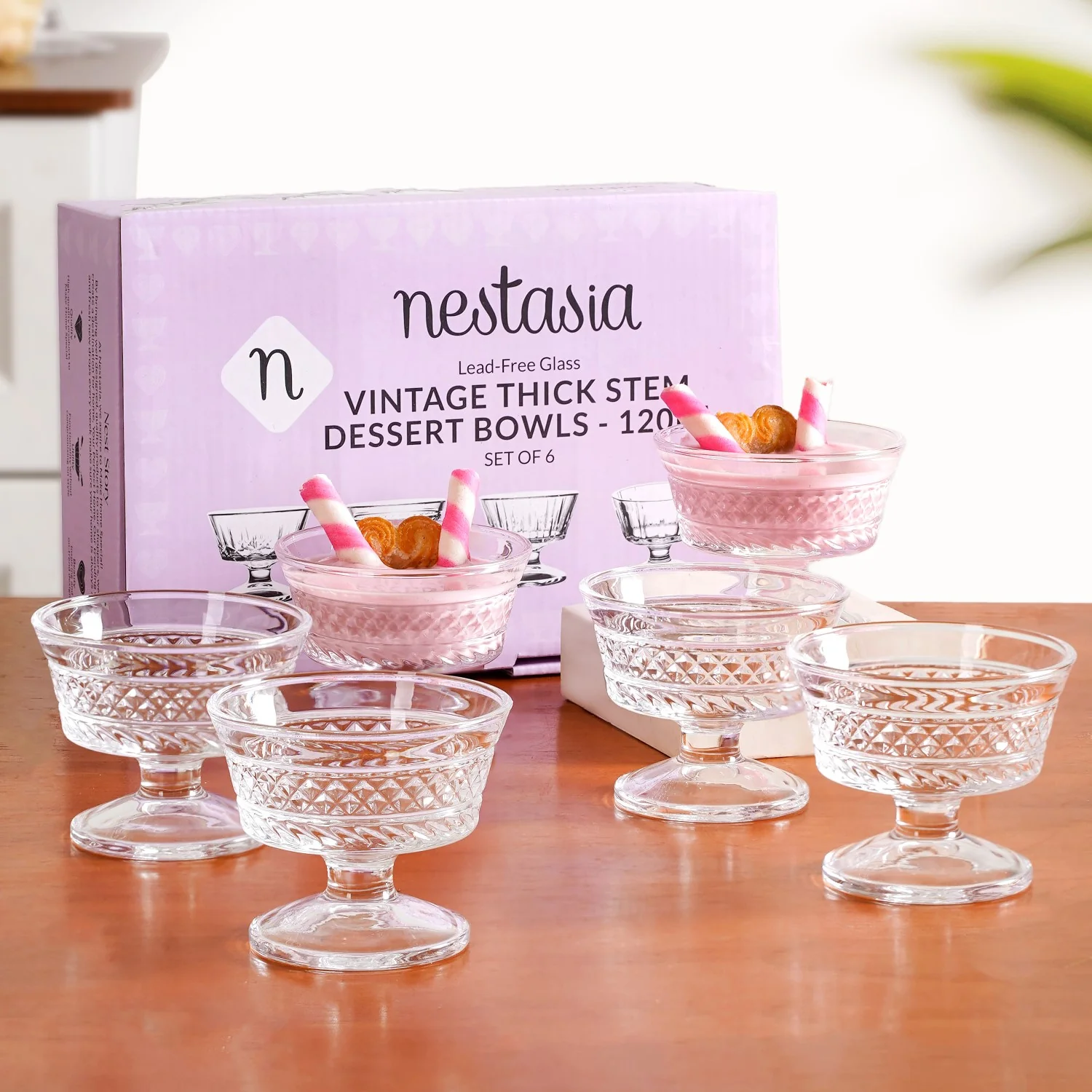 Ice Cream Dessert Bowls Set Of 6 120ml - Image 2