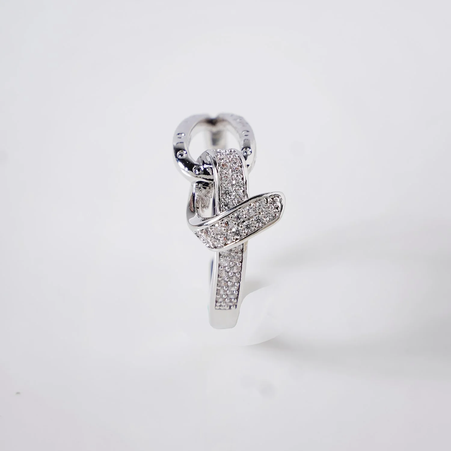Infinite Radiance Adjustable Silver Ring - Image 6