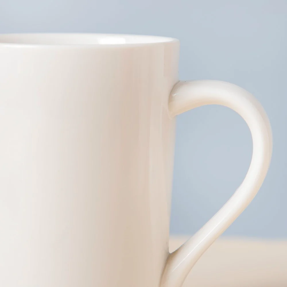 Ivory White Glossy Mug 350 ml - Image 2