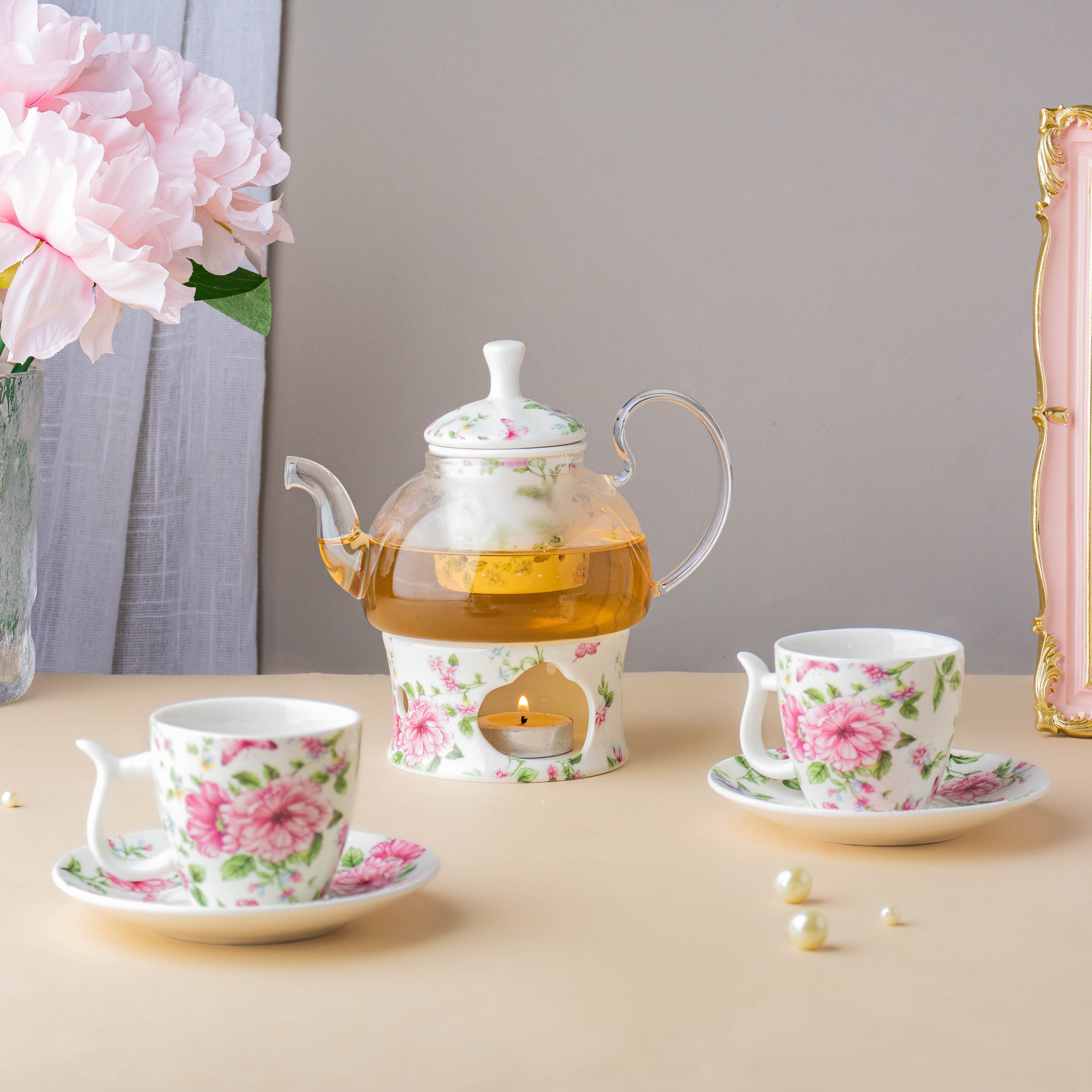 JARDIN Glass Tea Set