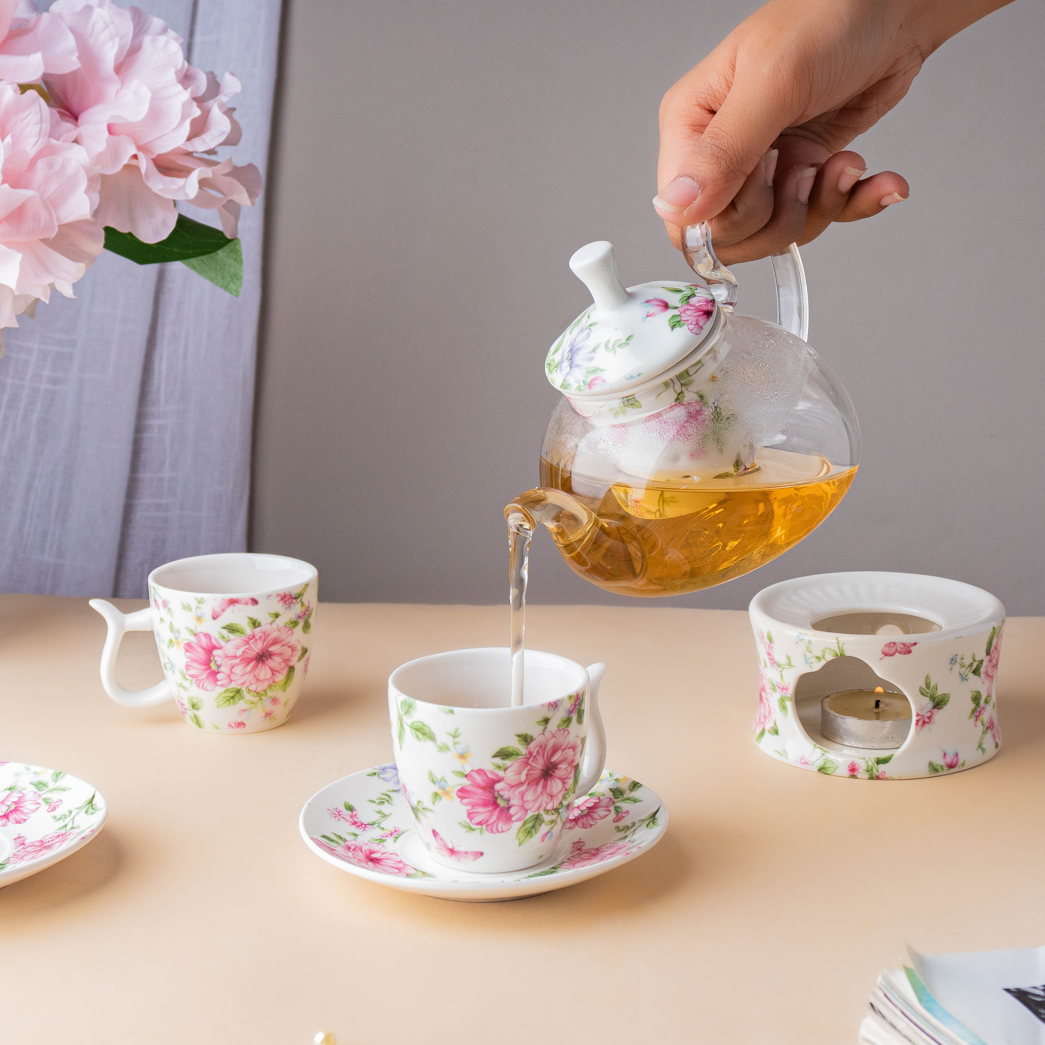 JARDIN Glass Tea Set - Image 2