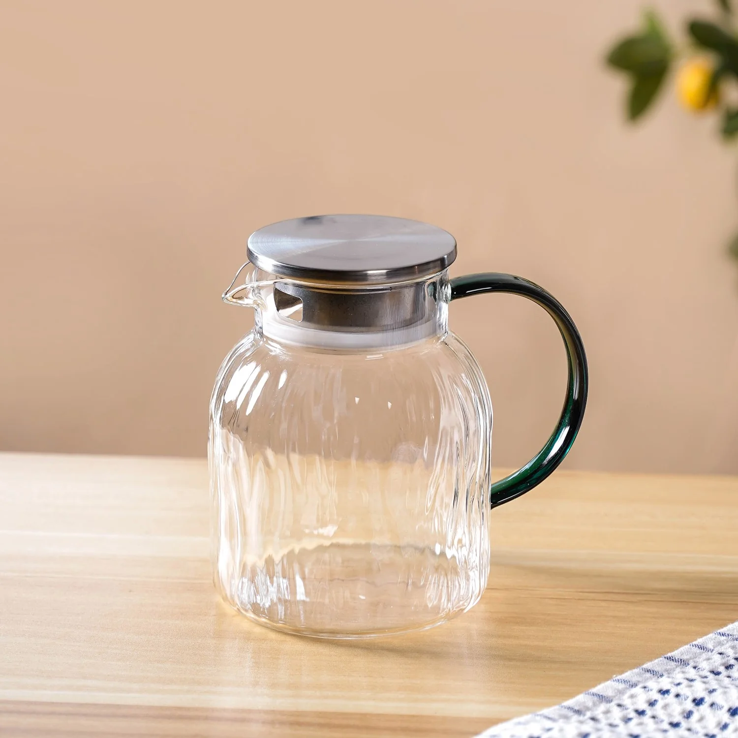 Juice Jar With Strainer Lid 1000ml - Image 5