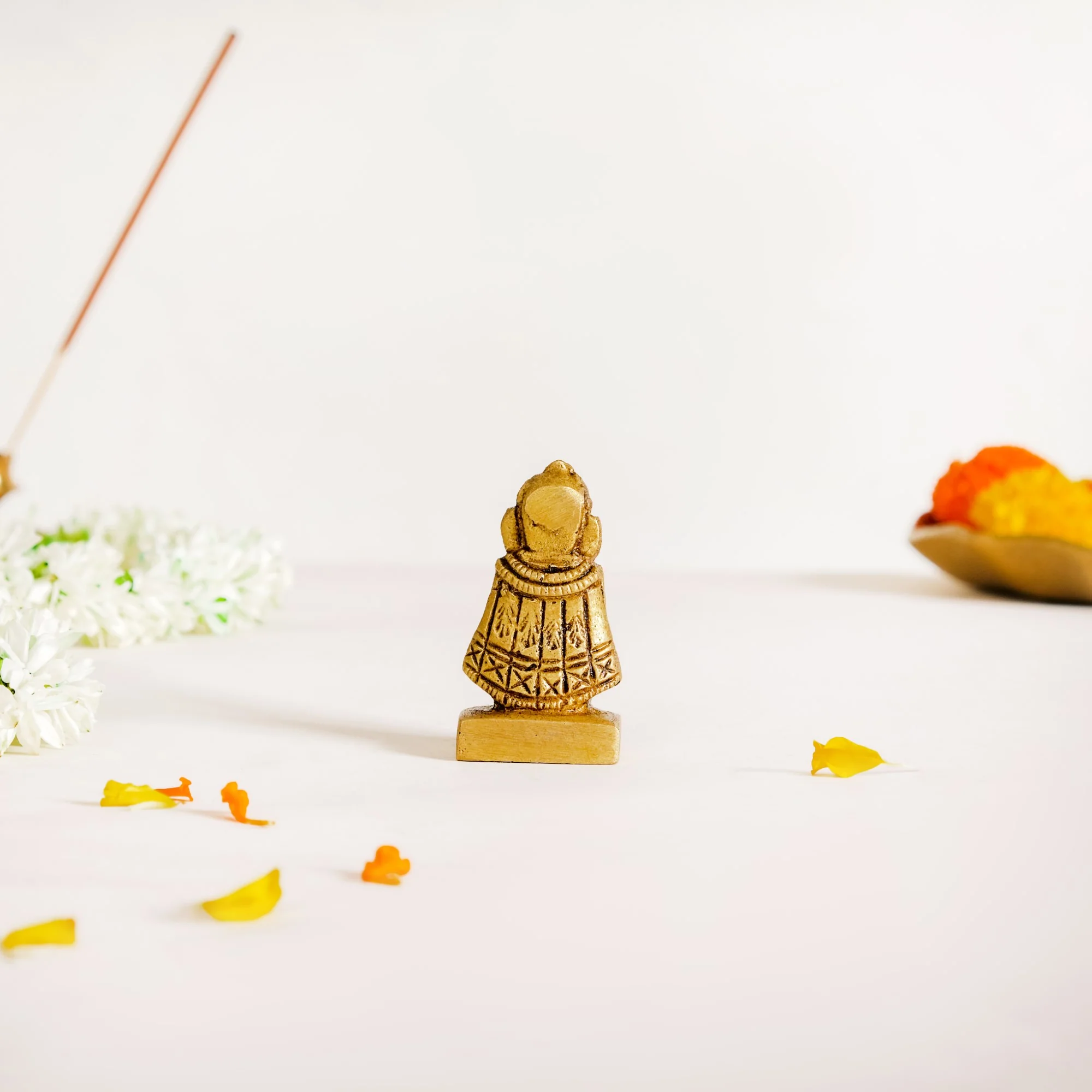 Khatu Shyam Brass Statue For Prayer Room 5cm - Image 9