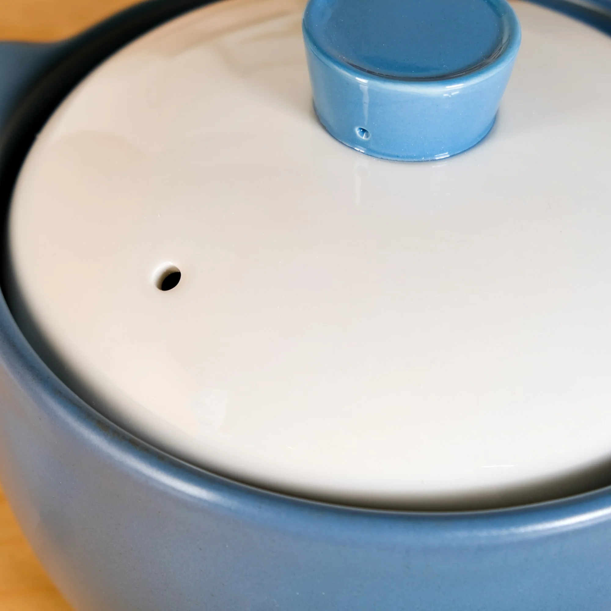 KindlePot Stovetop Ceramic Cookware Blue White 2300ml - Image 6
