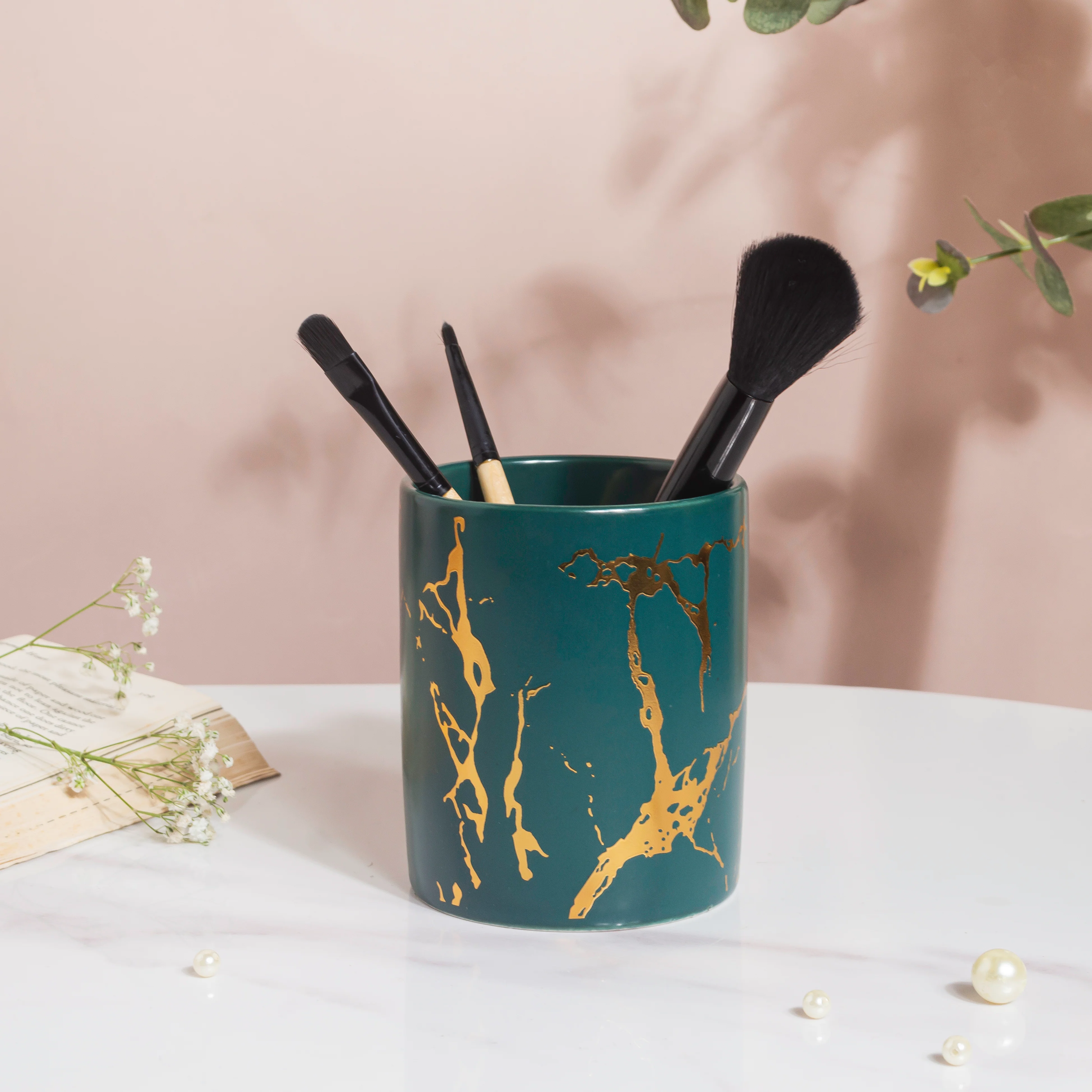 Kintsugi Ceramic Organiser Green - Image 5