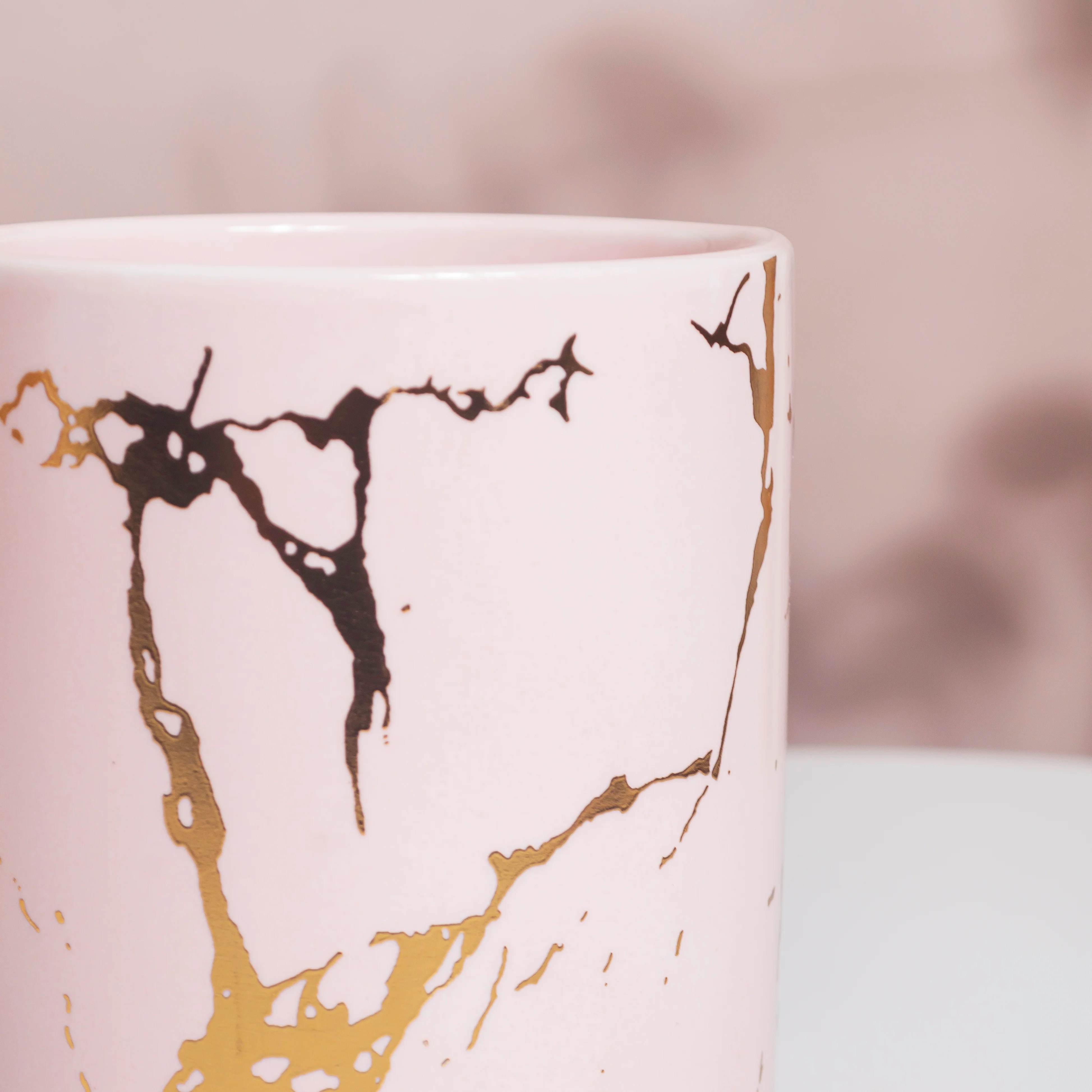 Kintsugi Ceramic Organiser Pink - Image 7