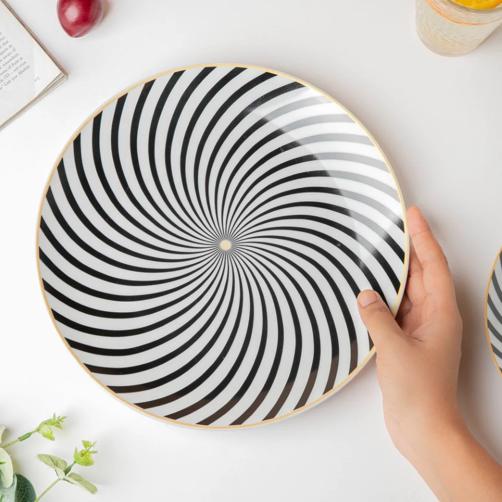 La Mode Spiral Dinner Plate 10 Inch - Image 2