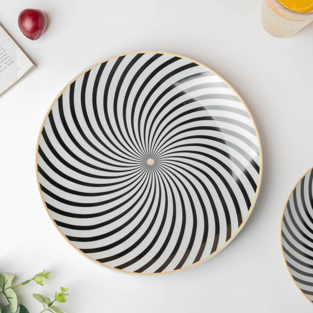 La Mode Spiral Dinner Plate 10 Inch - Image 5