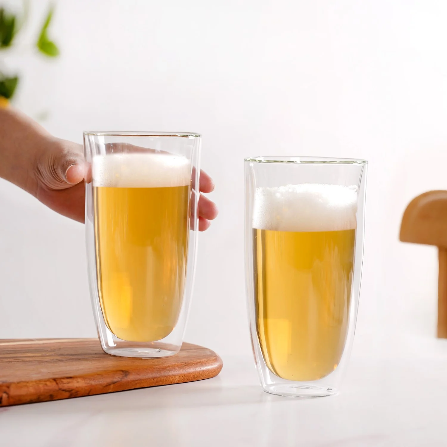 Large Double Wall Glass Set Of 2 530ml - Image 2