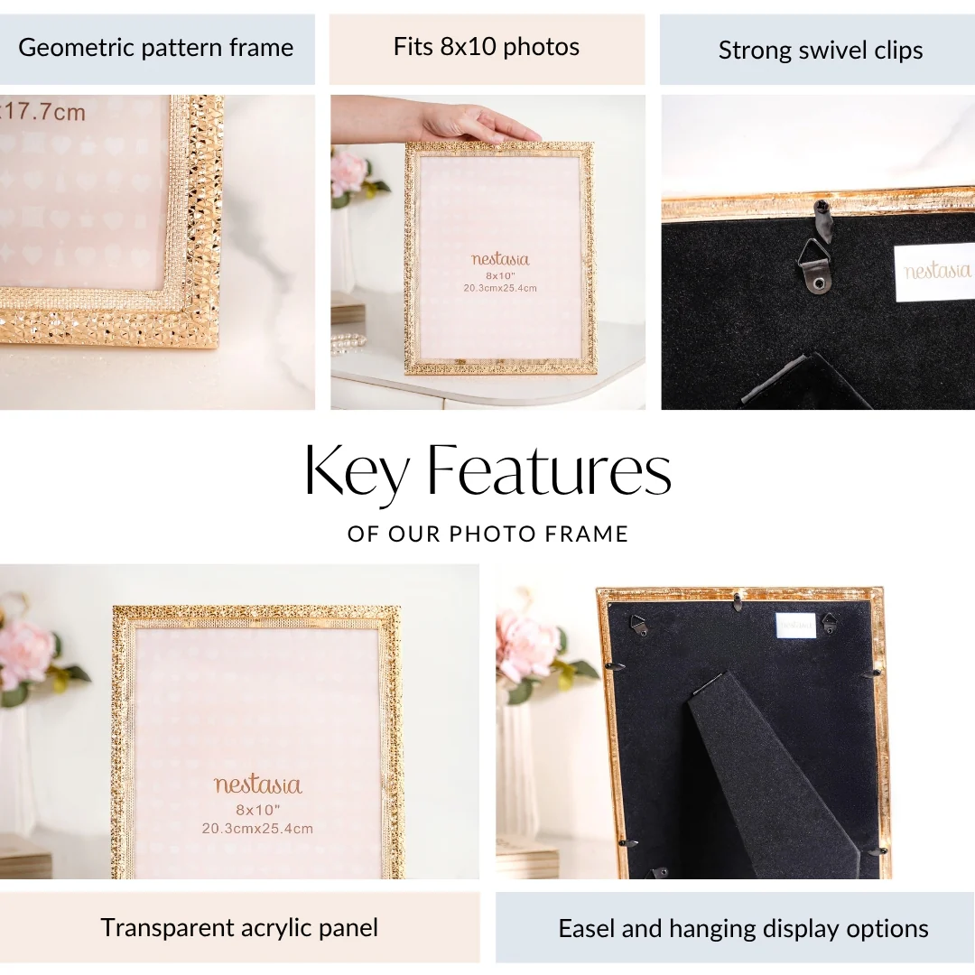 Large Golden Moments Picture Frame 20x25cm - Image 5