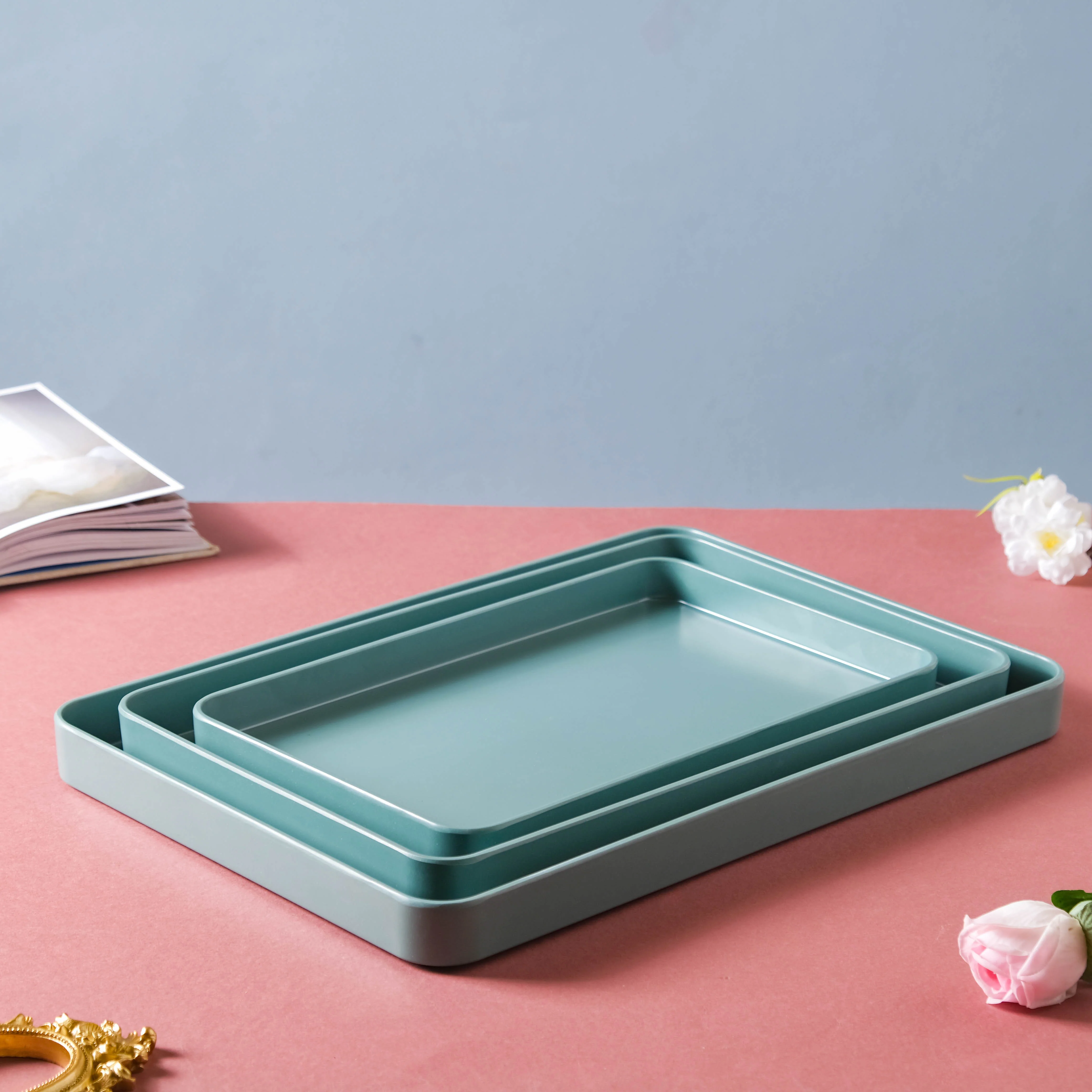 Large Green Tray - Image 9