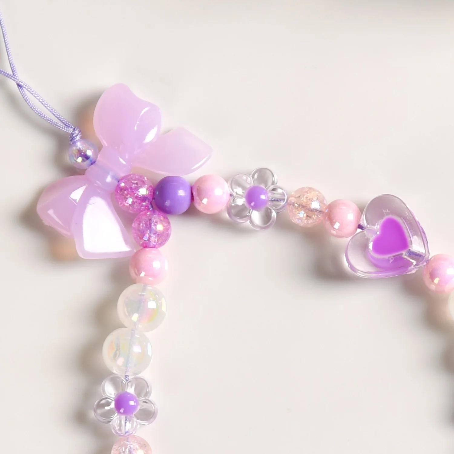 Lavender Blush Phone Charm Strap - Image 5