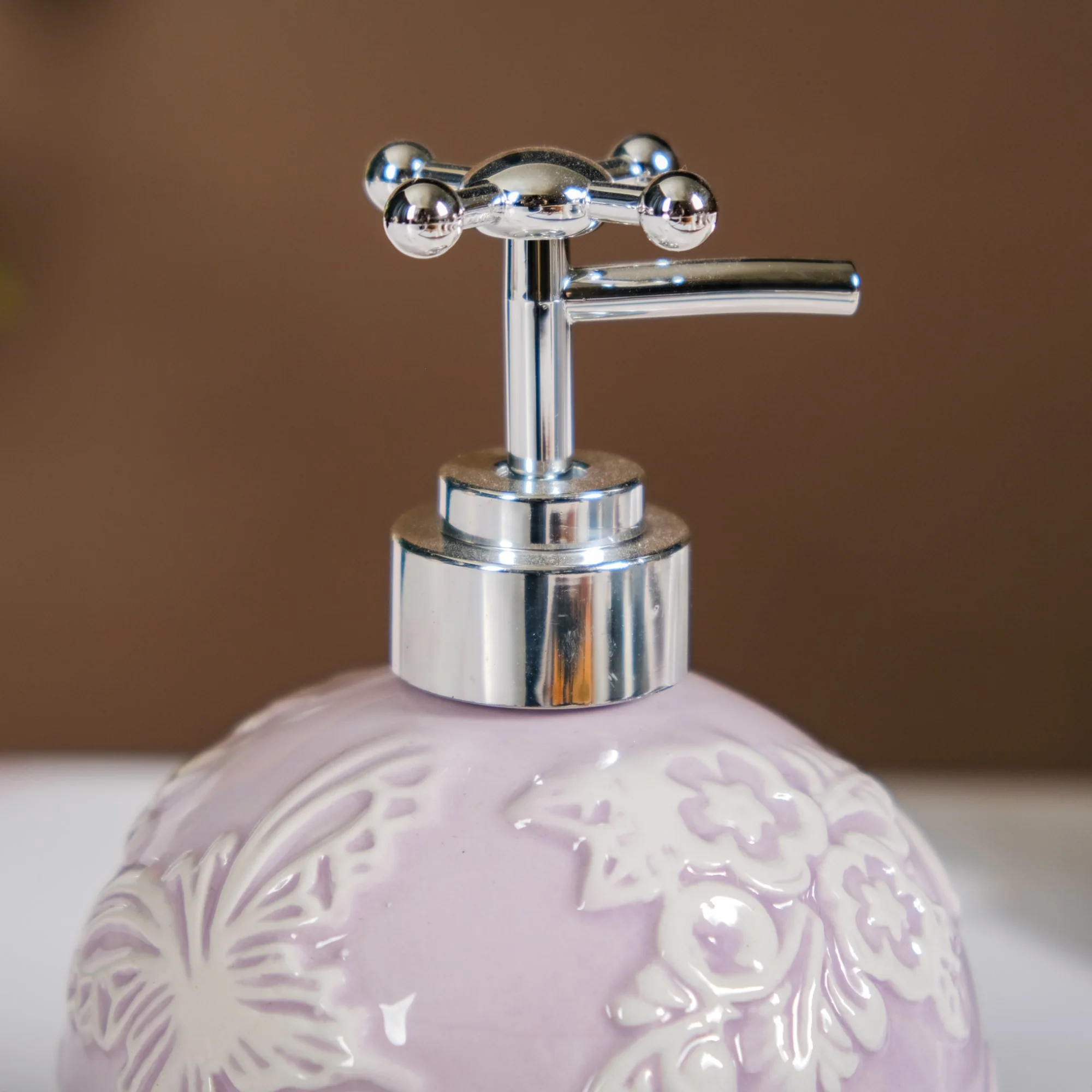Lavender Butterfly Bath Accessories Set Of 3 - Image 9