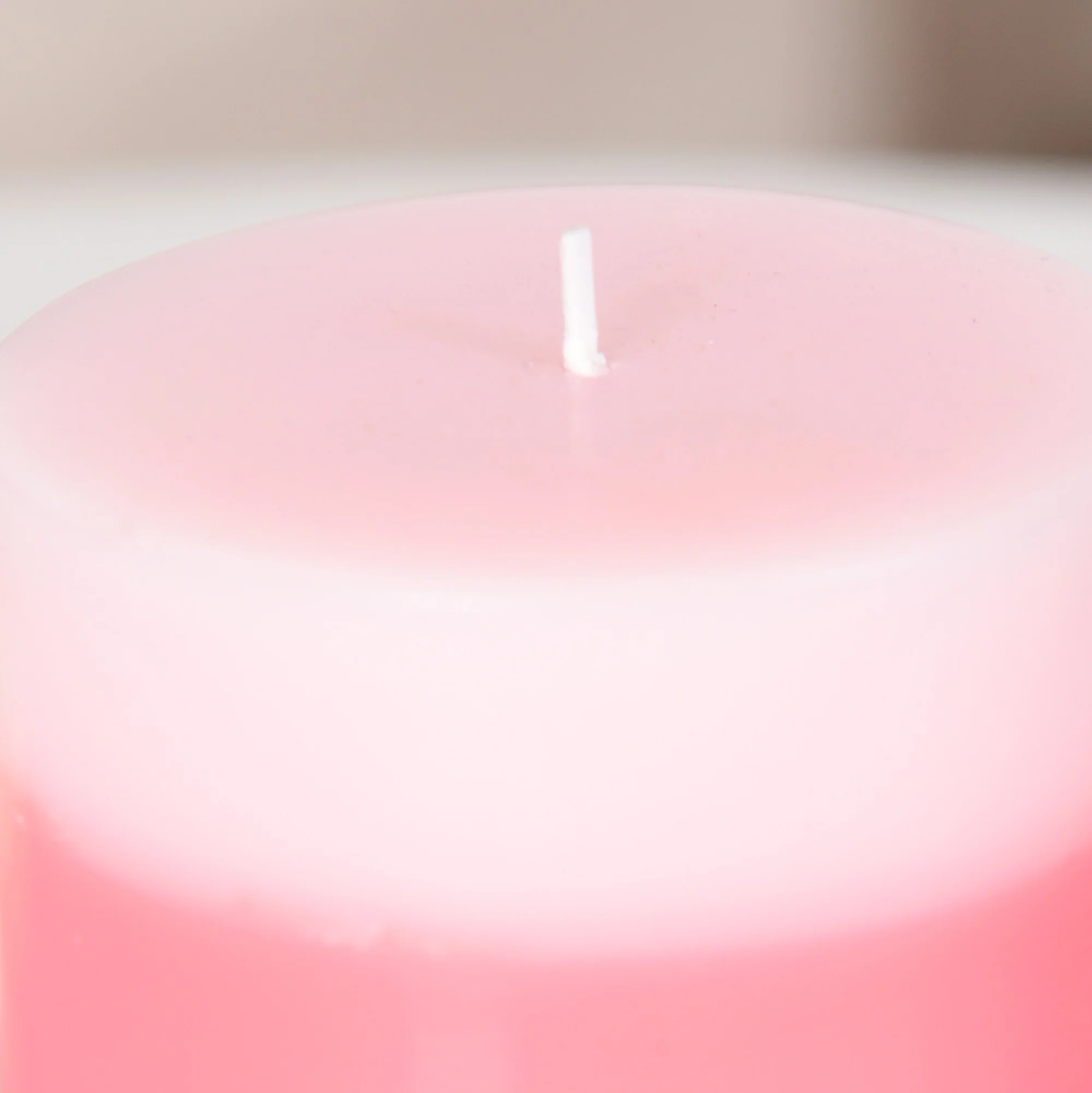 Layered Pillar Candle Red And Pink - Image 7