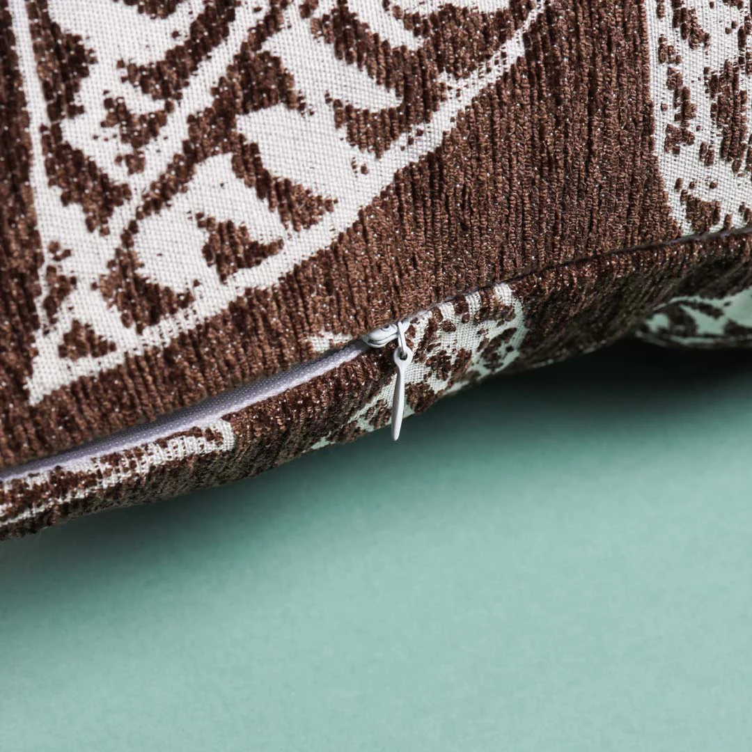 Leaf Cushion Cover Brown - Image 5