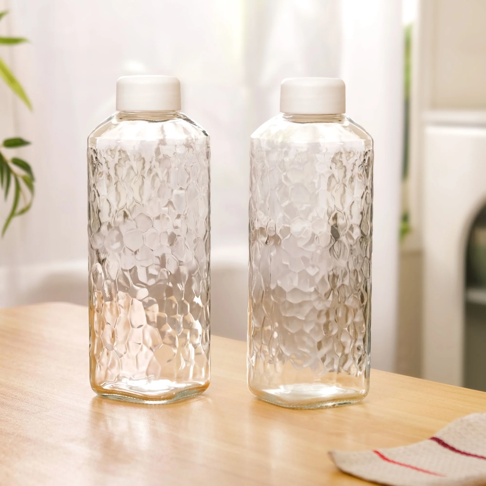 Leakproof Glass Bottle Set Of 2 980ml - Image 8