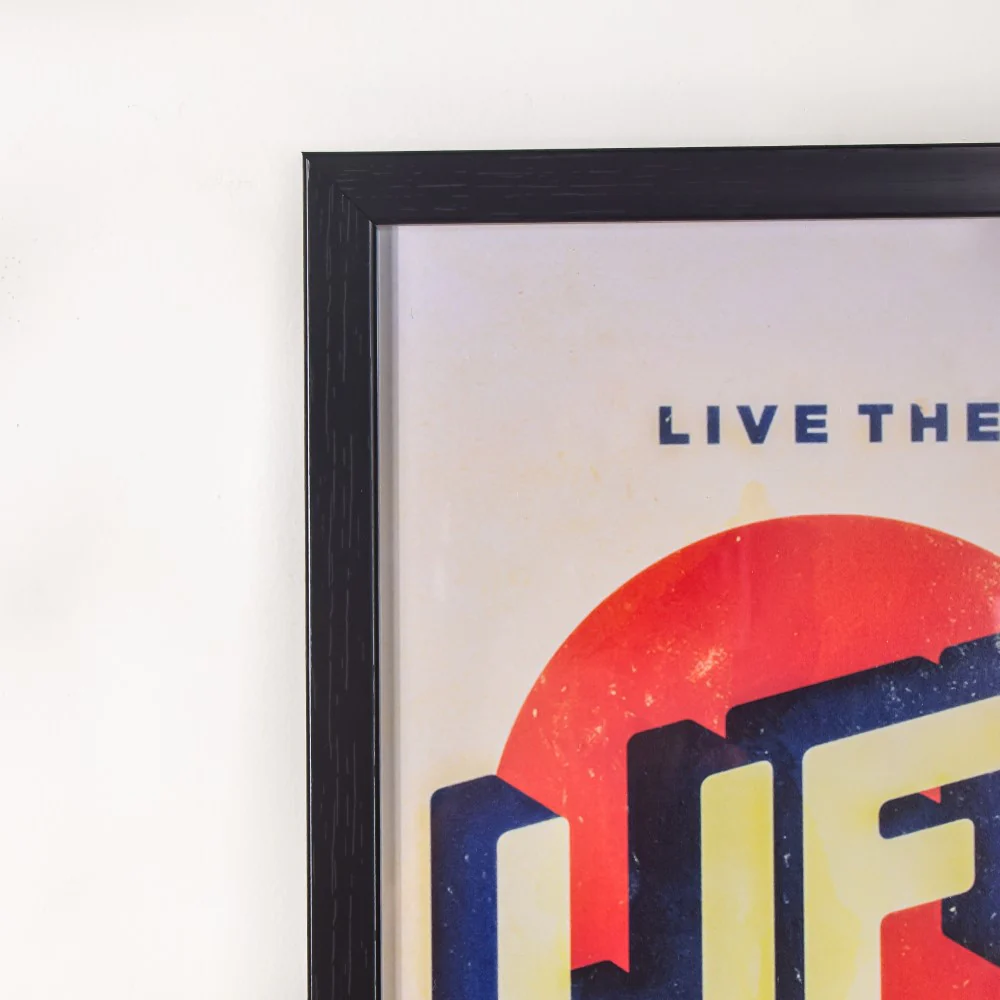 Life Quote Framed Poster 13x9 Inch - Image 3