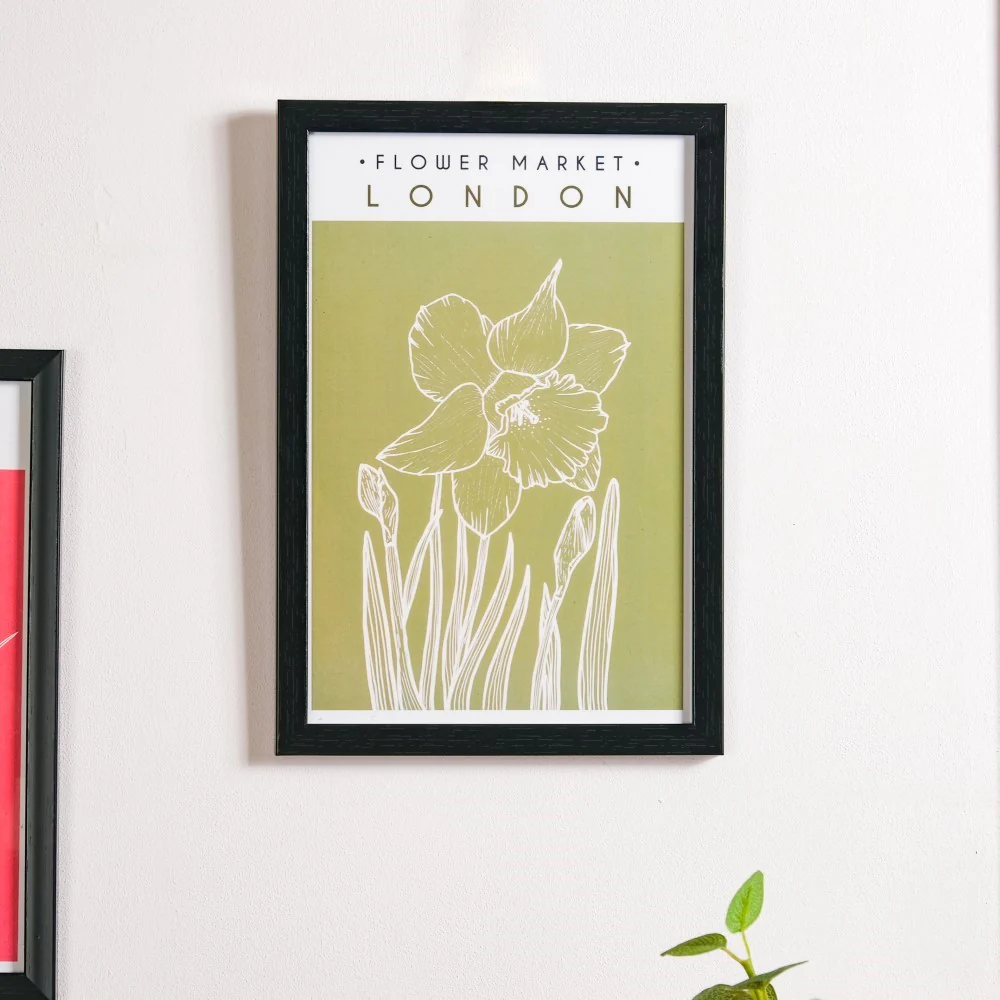 Line Art Flower Framed Poster Set Of 2 13x9 Inch - Image 10