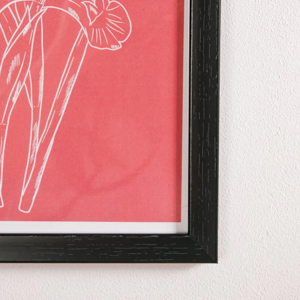 Line Art Flower Framed Poster Set Of 2 13x9 Inch - Image 9