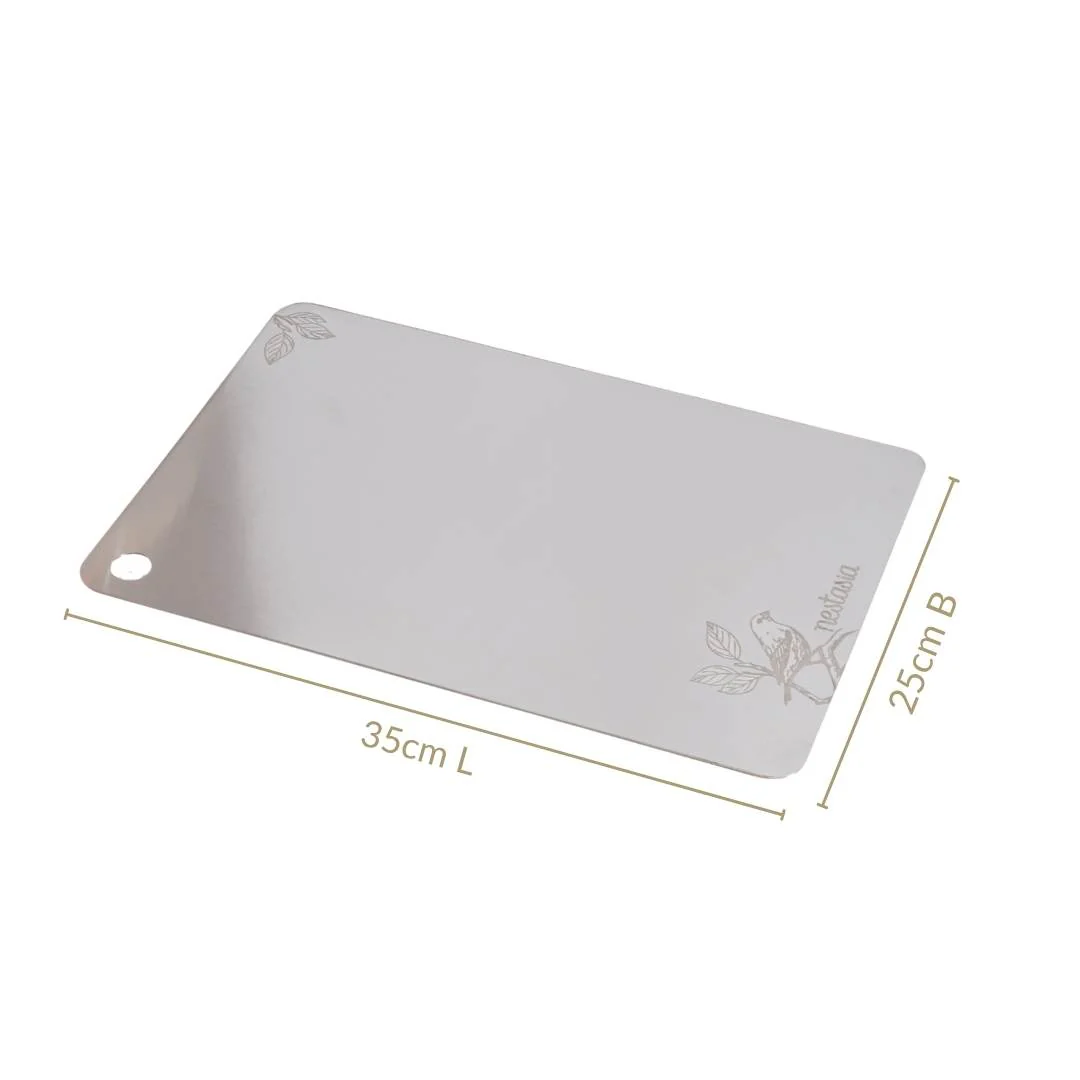 Little Bird Stainless Steel Chopping Board 35x25cm - Image 4
