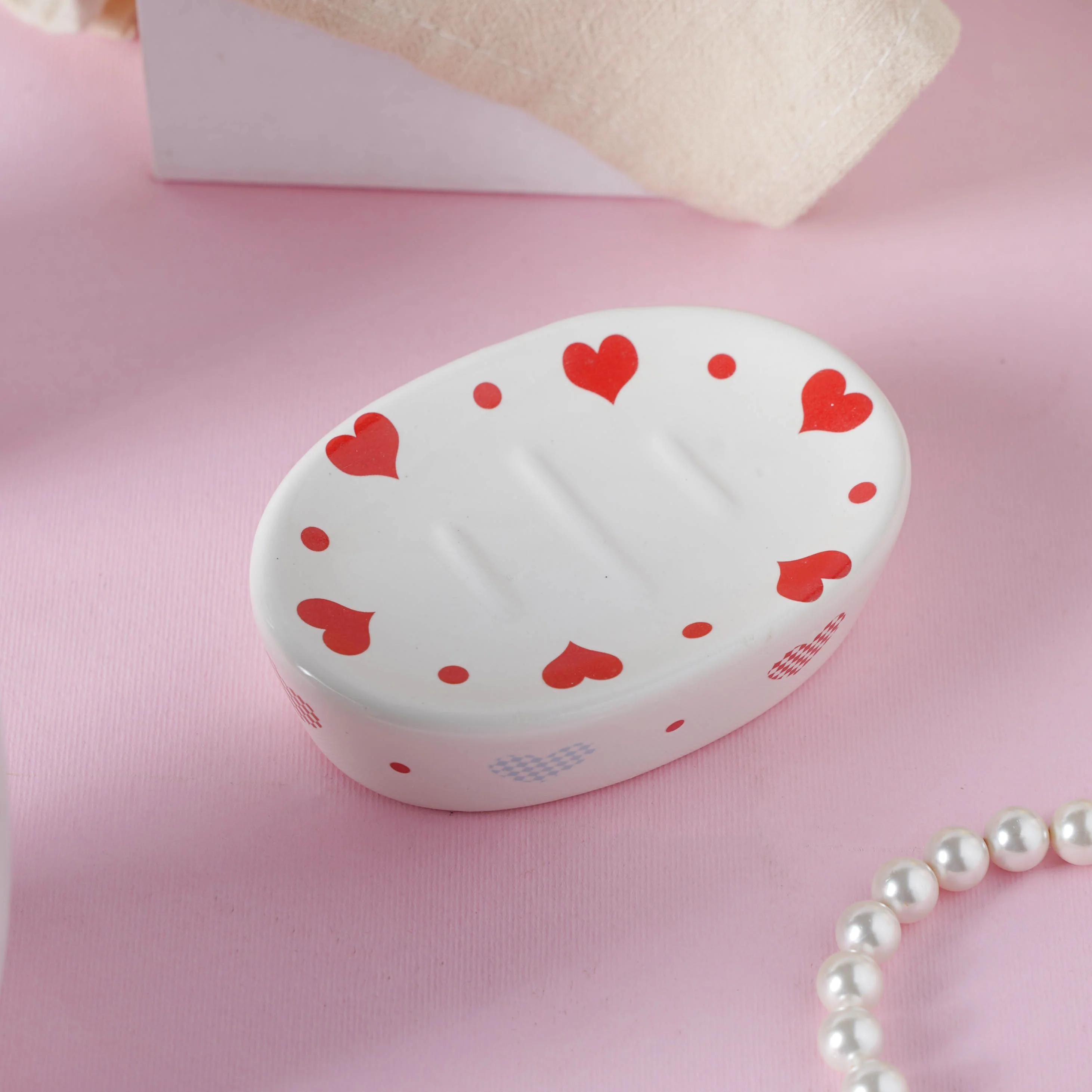Little Hearts Ceramic Bath Set - Image 9