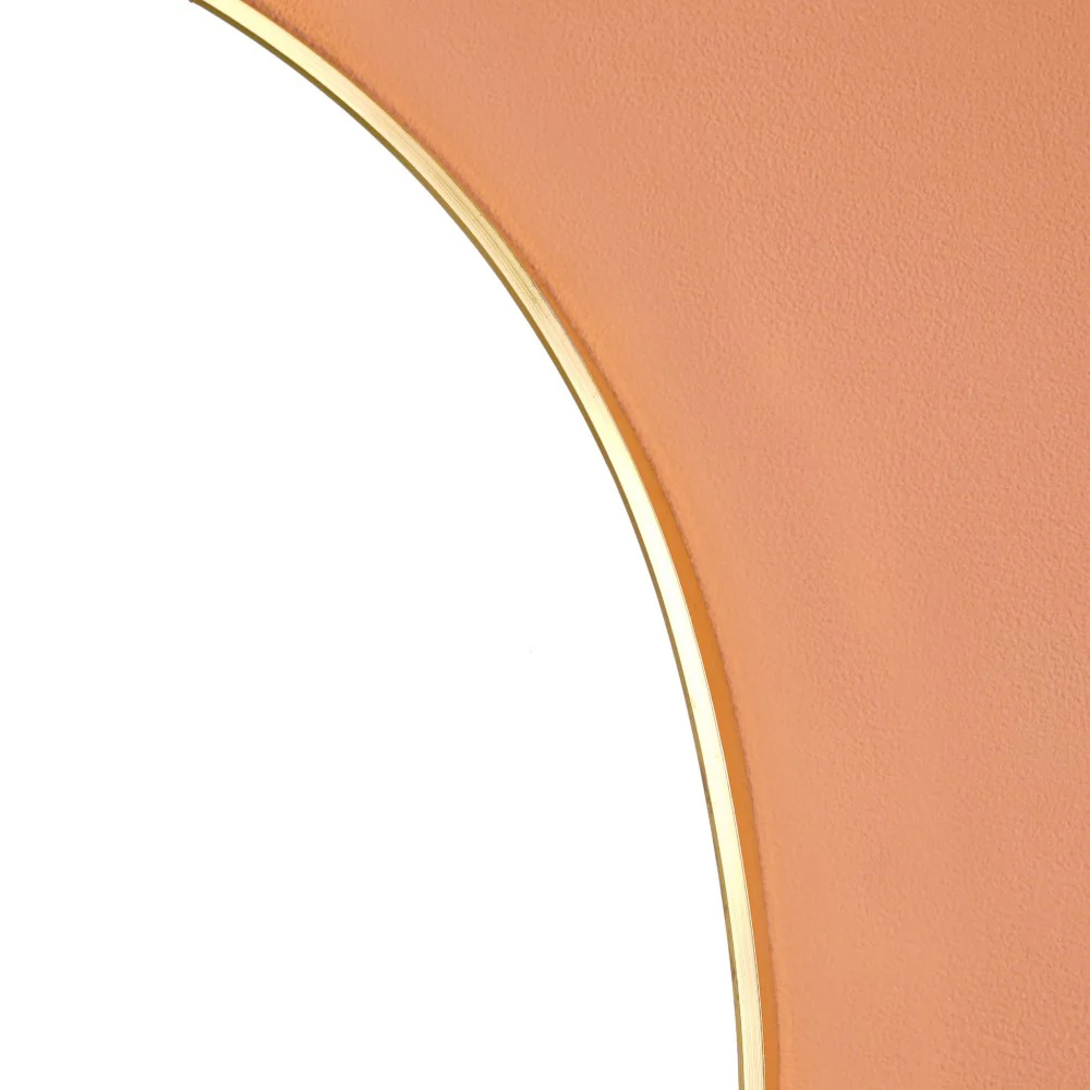 Living Room Oval Mirror Gold Large - Image 9