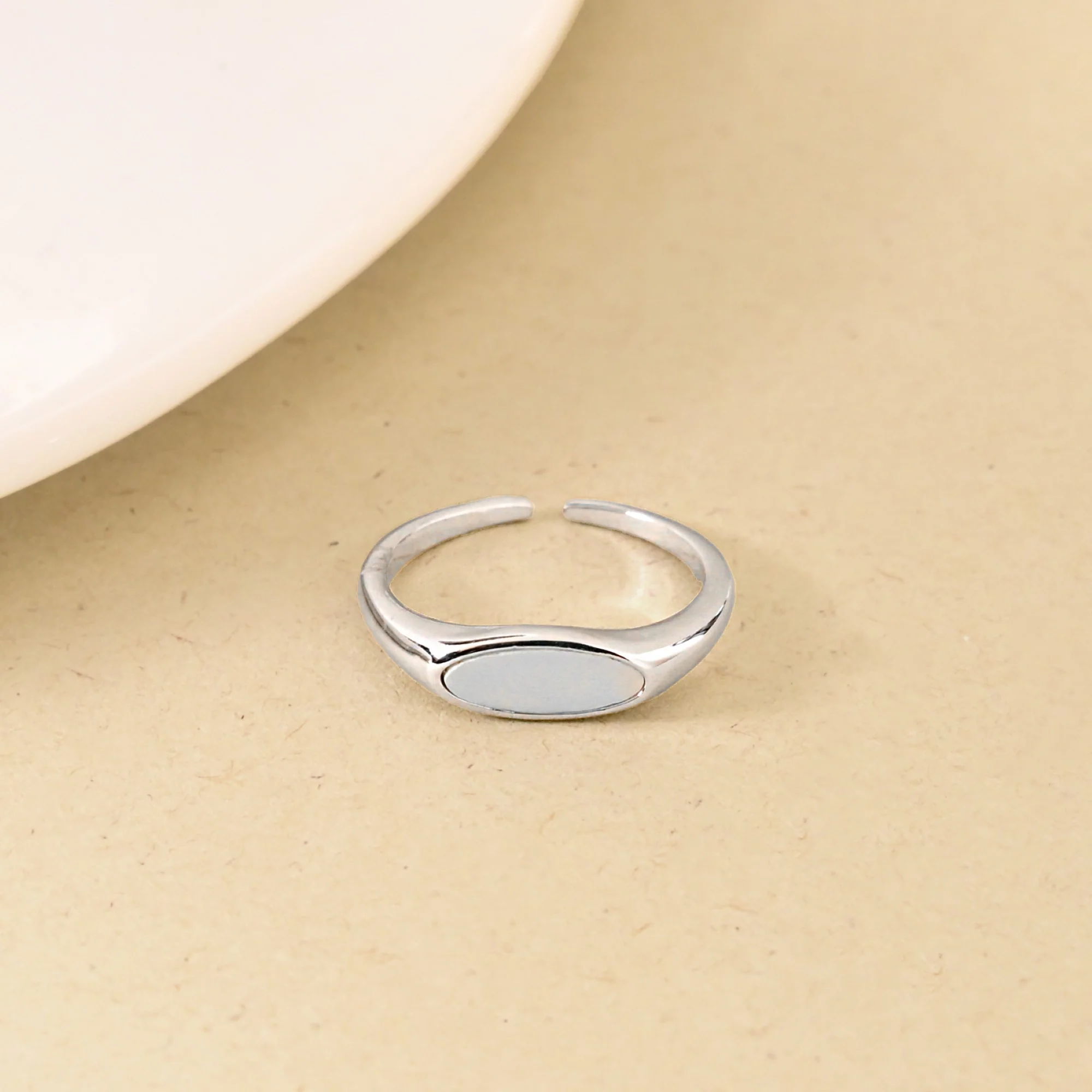 Lunar Glow Silver Ring - Image 5