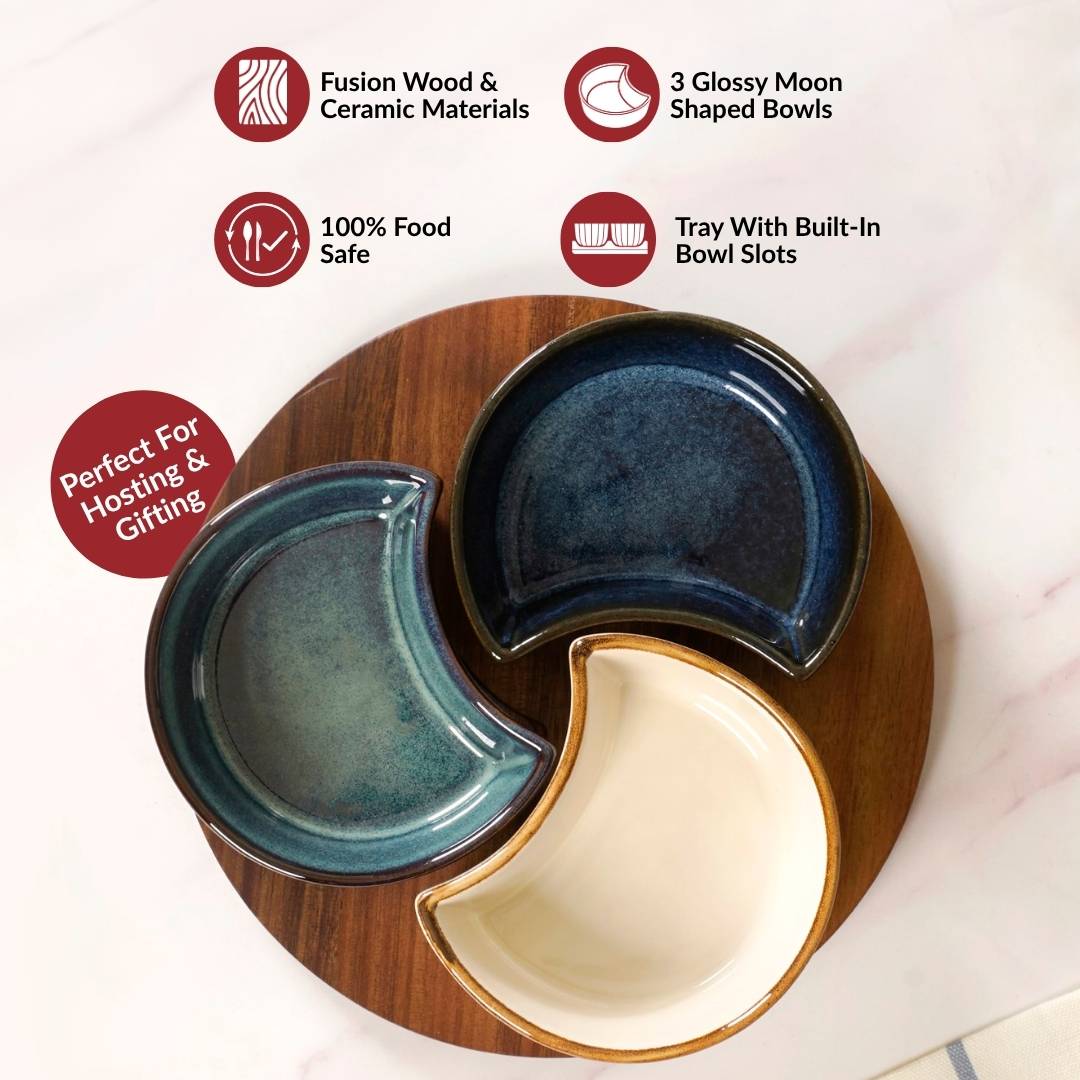 Lunar Luxe Serving Platter Set Of 4 - Image 2