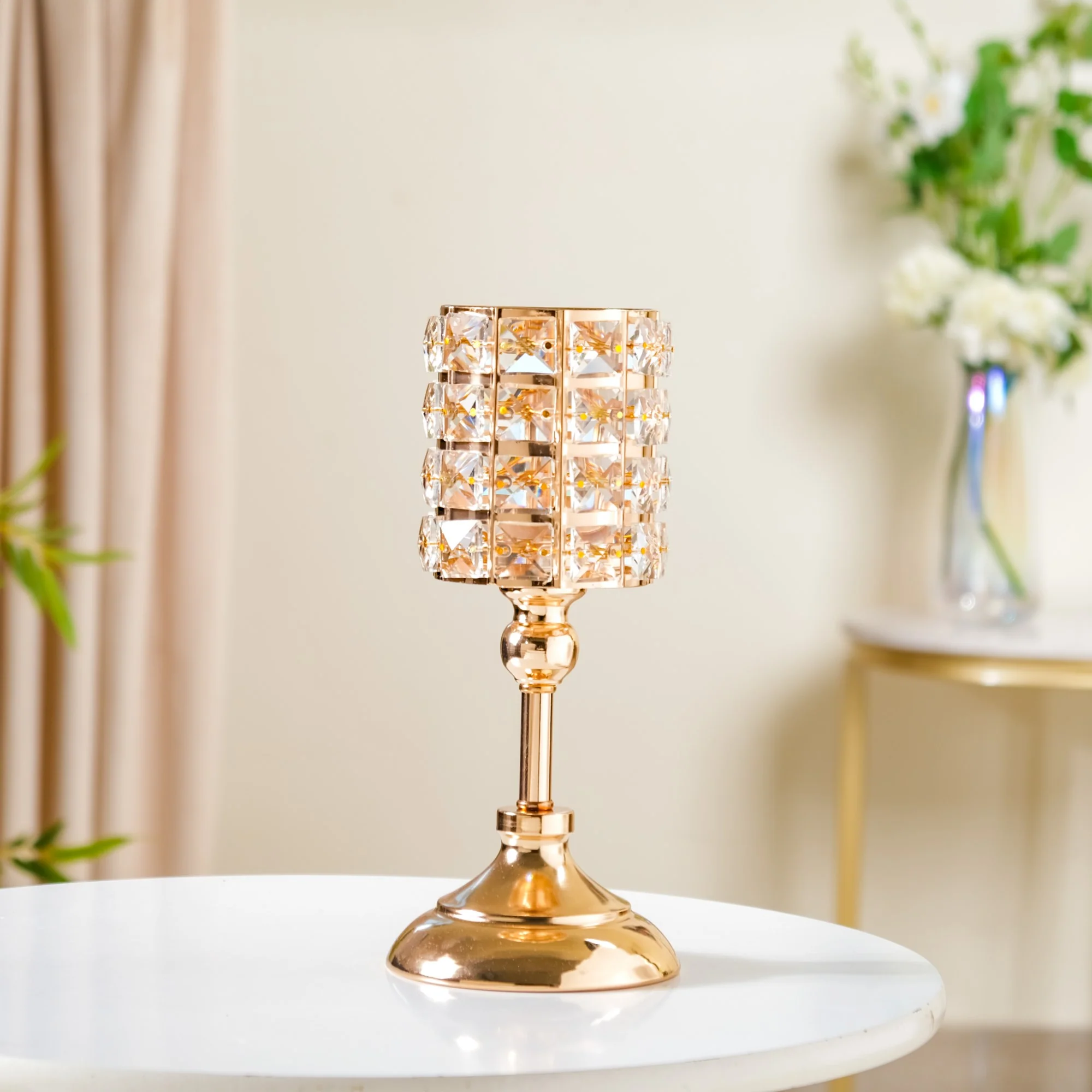 Luxe Crystal Votive Candle Holder Stand Medium - Image 3