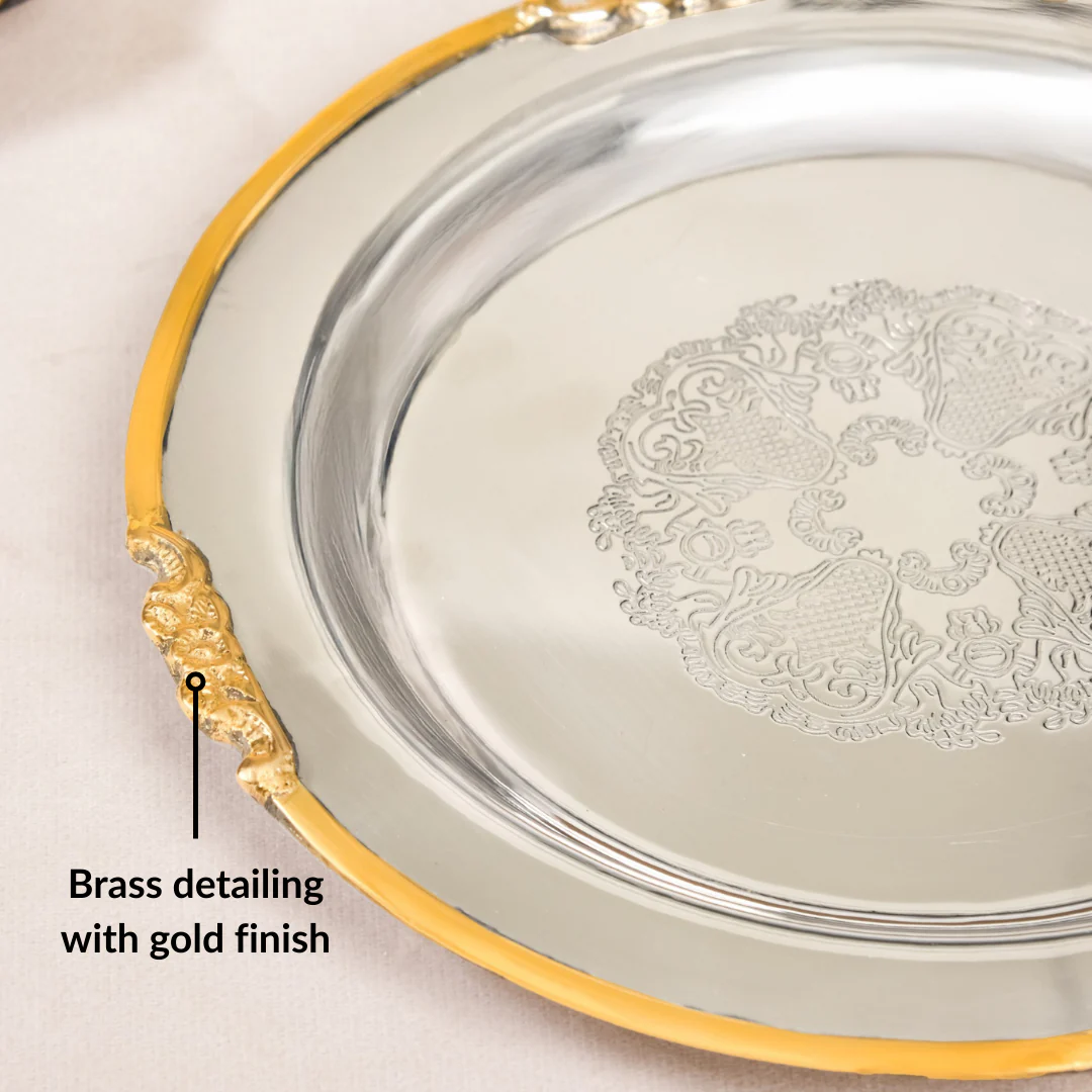 Luxe Dual Tone Decorative Tray - Image 6
