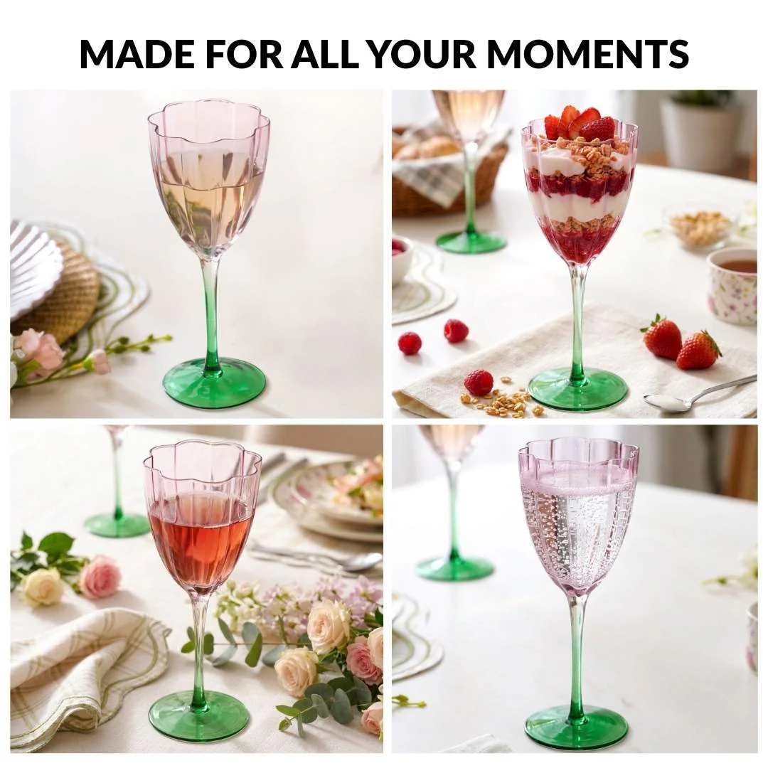 Luxe Tulip Wine Glass Set Of 2 320ml - Image 6