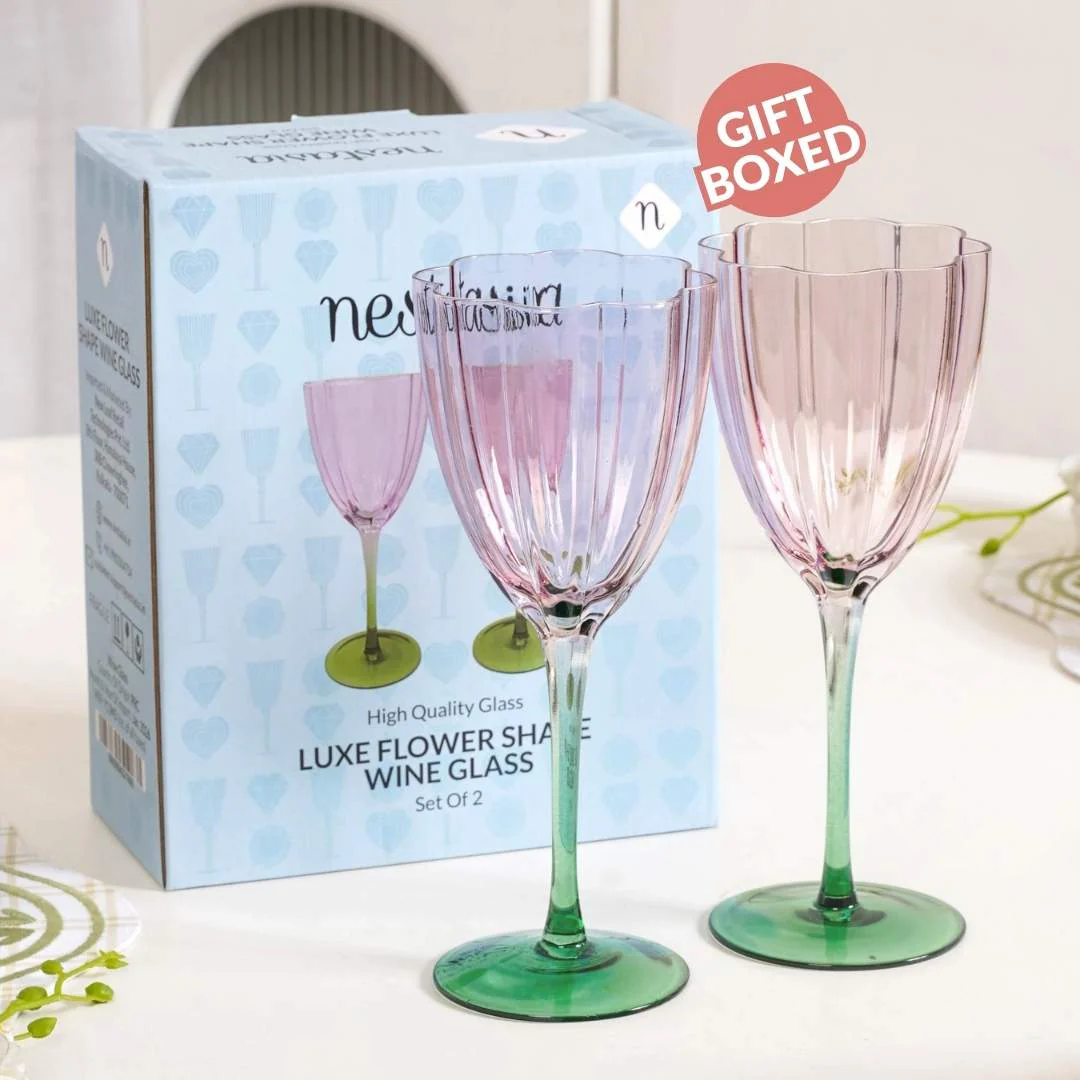 Luxe Tulip Wine Glass Set Of 2 320ml - Image 7