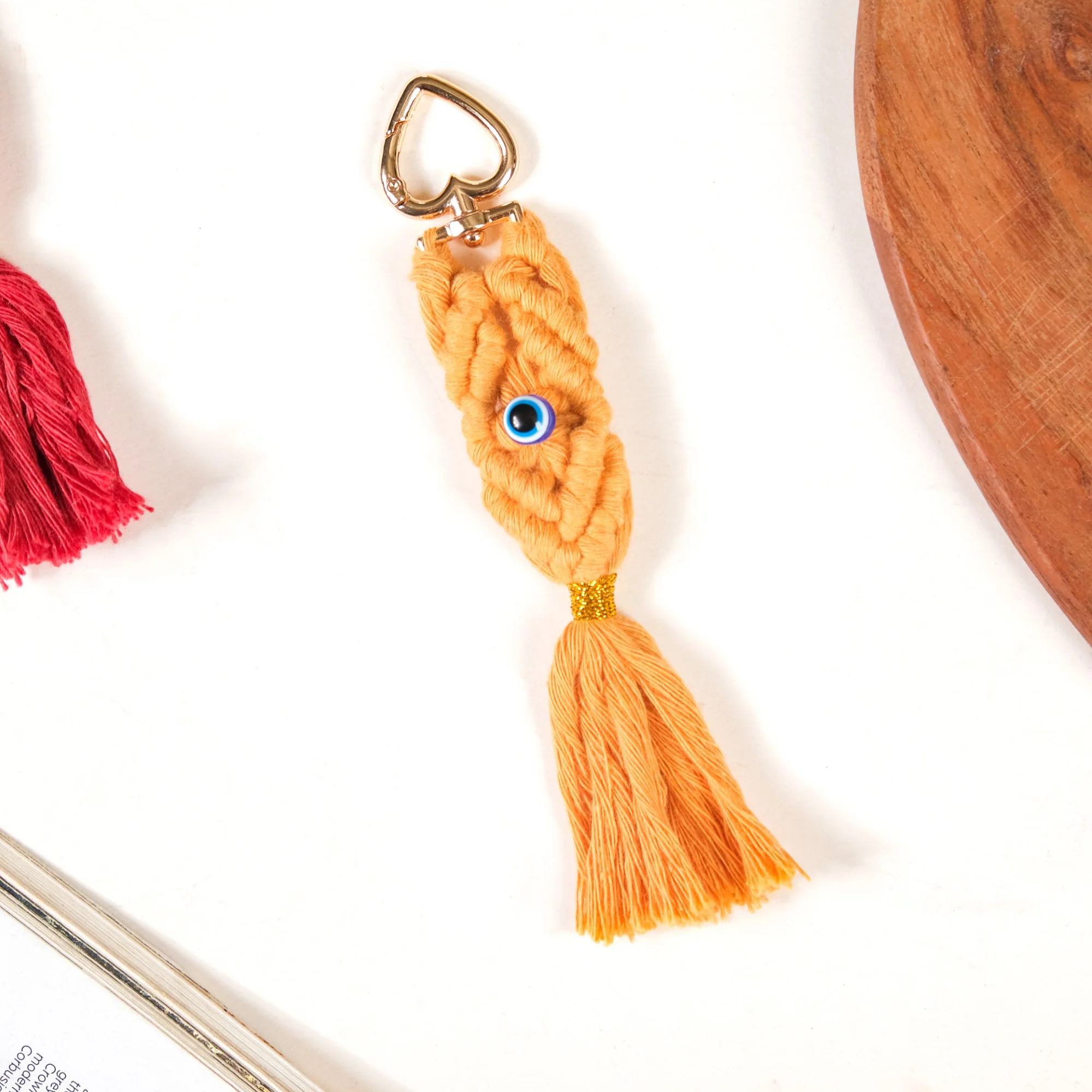 Macrame Evil Eye Keychain Set Of 4 - Image 7