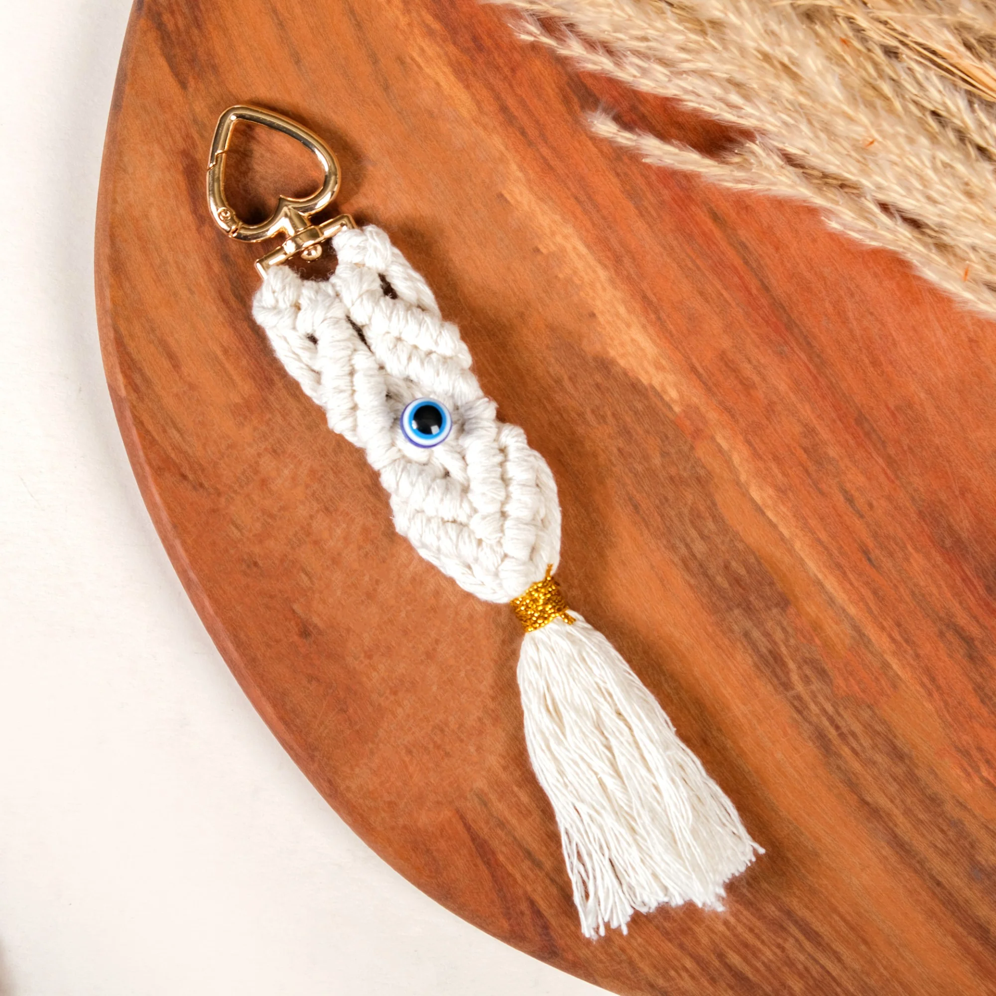 Macrame Evil Eye Keychain Set Of 4 - Image 9