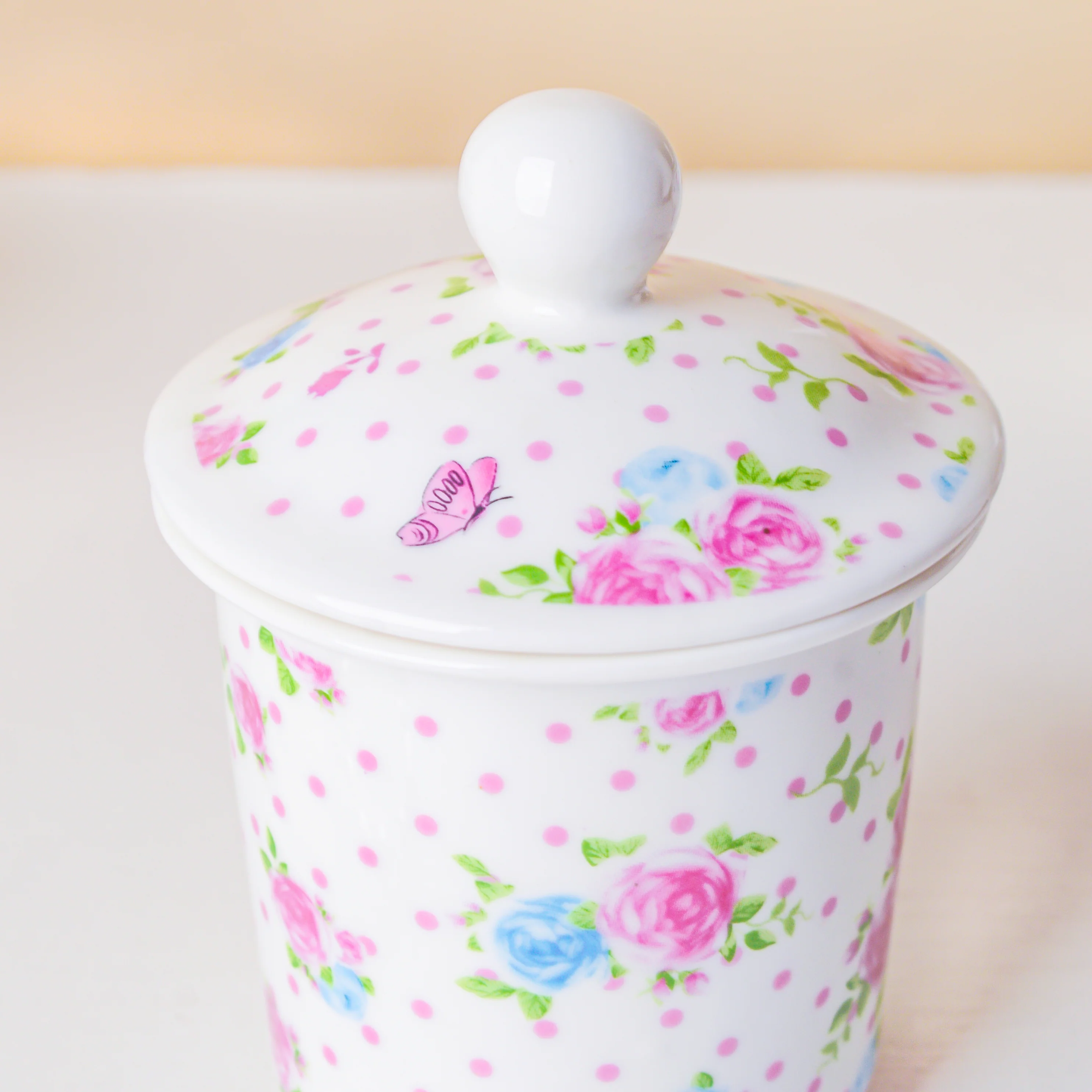 Magnolia Pink And Blue Glass Teapot With Warmer Base 700 ml - Image 8