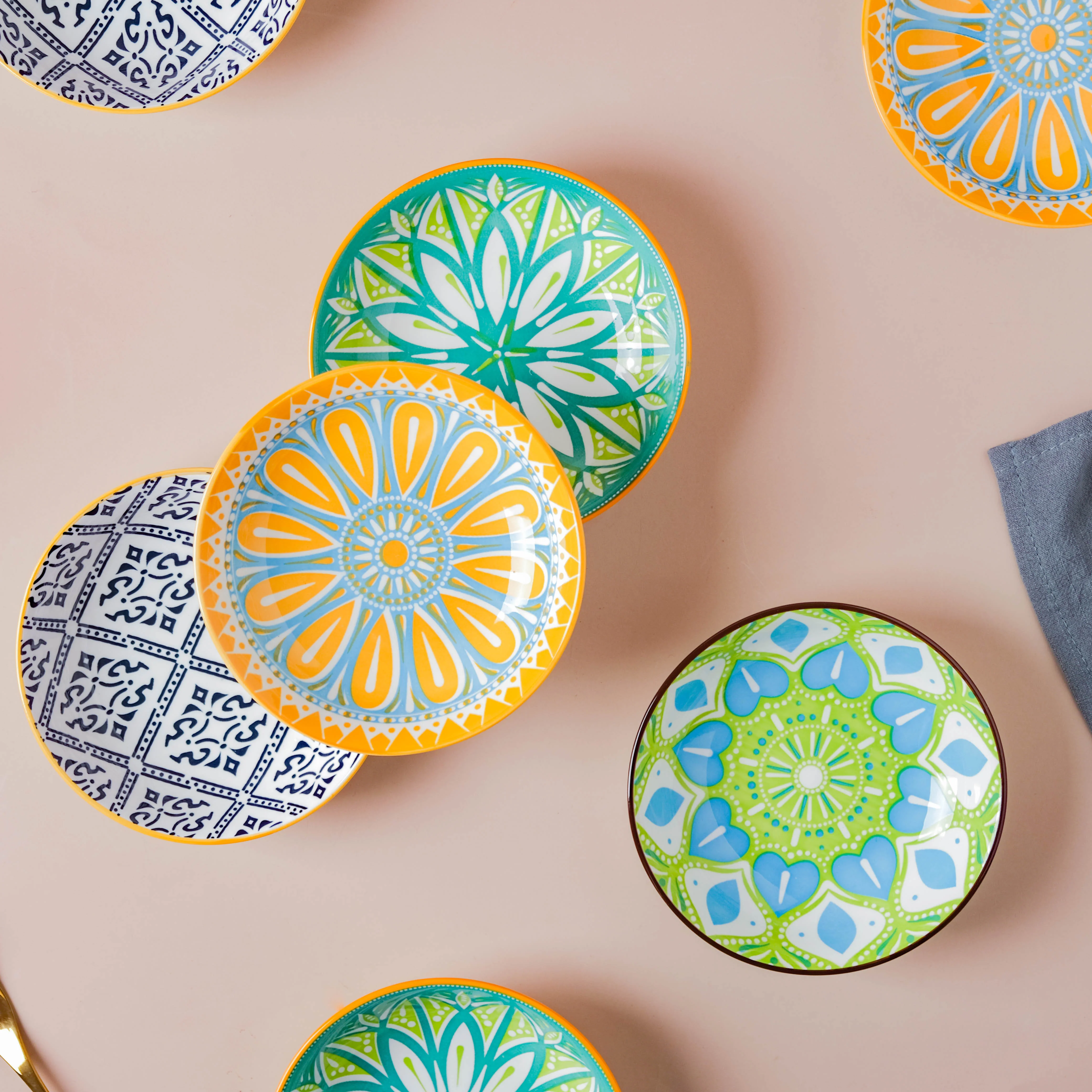 Mandala Appetizer Plate Set of 2 - Image 3
