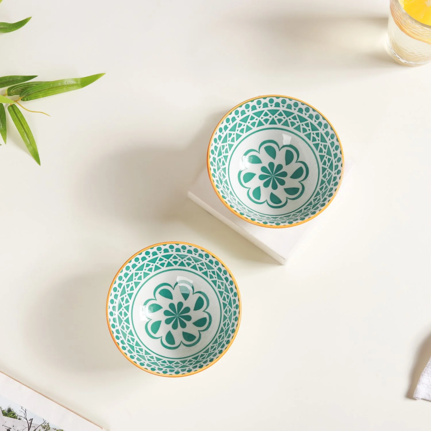 Mandala Dessert Bowl Set of 2 - Image 12