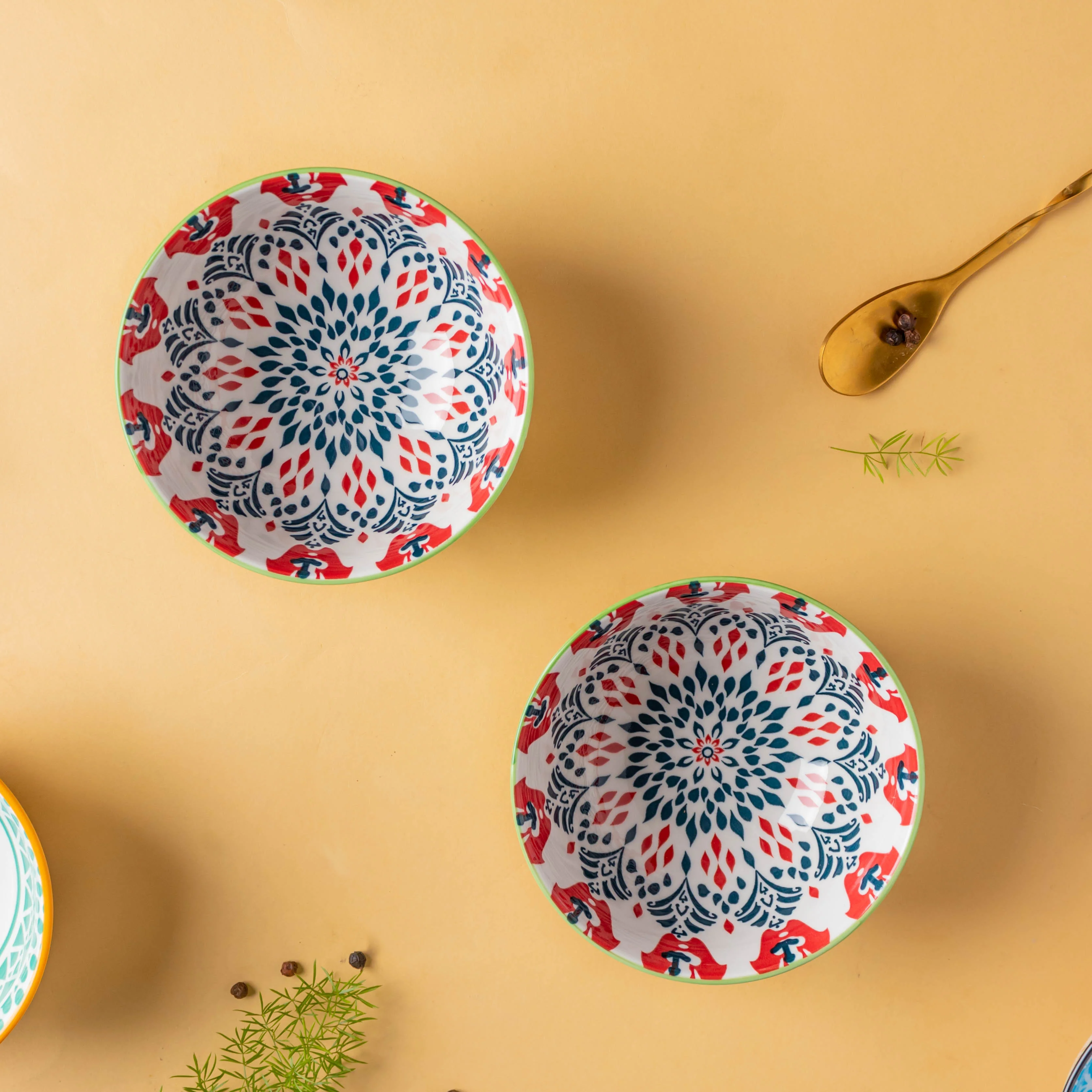 Mandala Dessert Bowl Set of 2 - Image 21