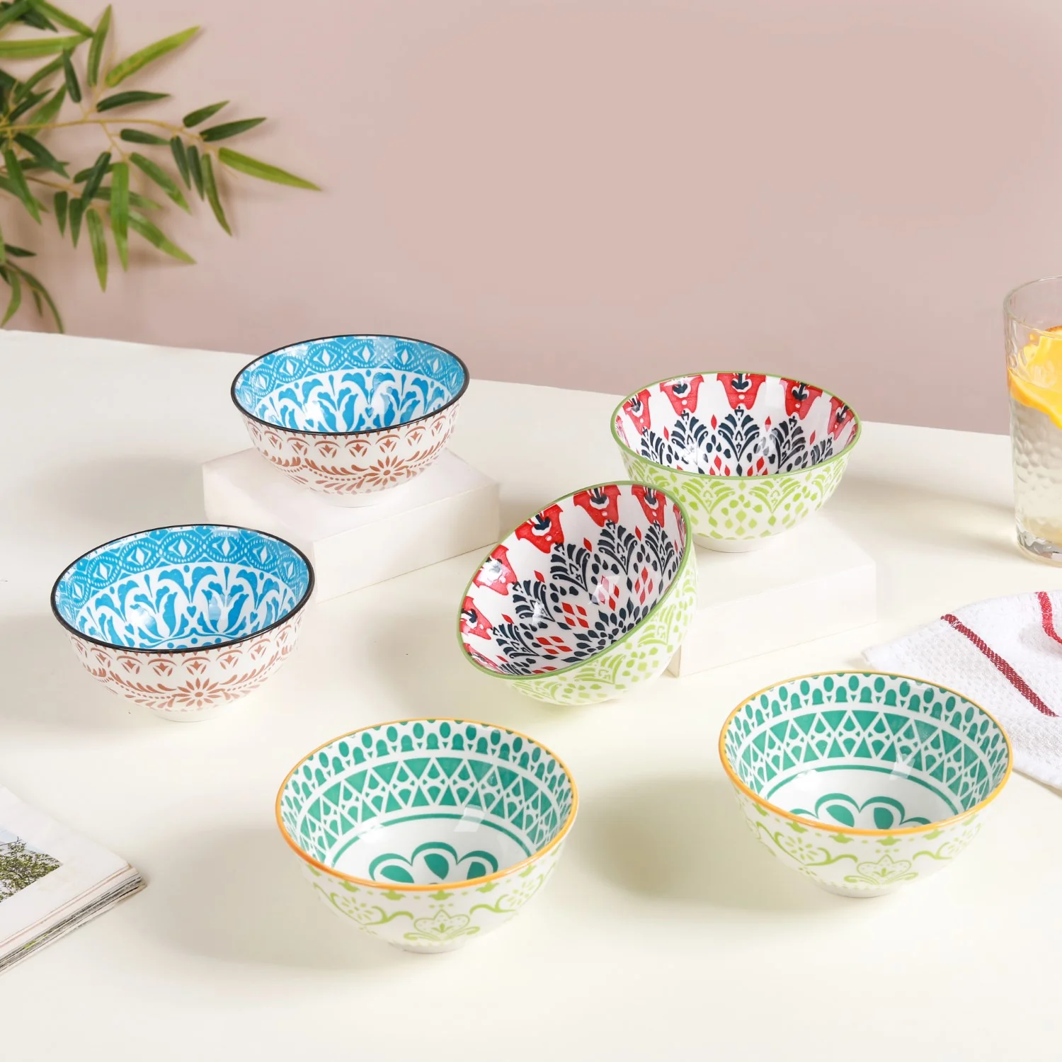 Mandala Dessert Bowl Set of 2 - Image 5