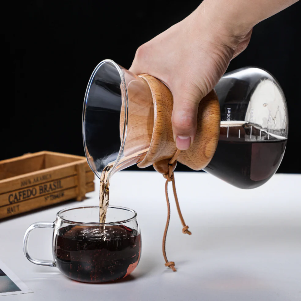 Manual Drip Coffee Maker With Borosilicate Glass Carafe - Image 18