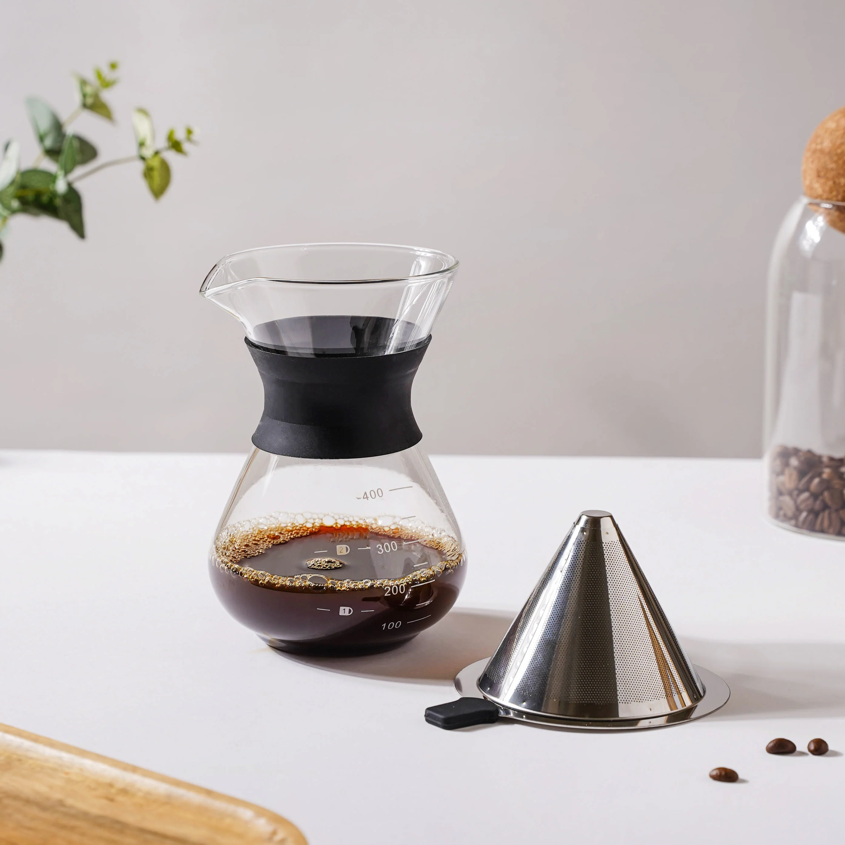 Manual Drip Coffee Maker With Filter Large - Image 6
