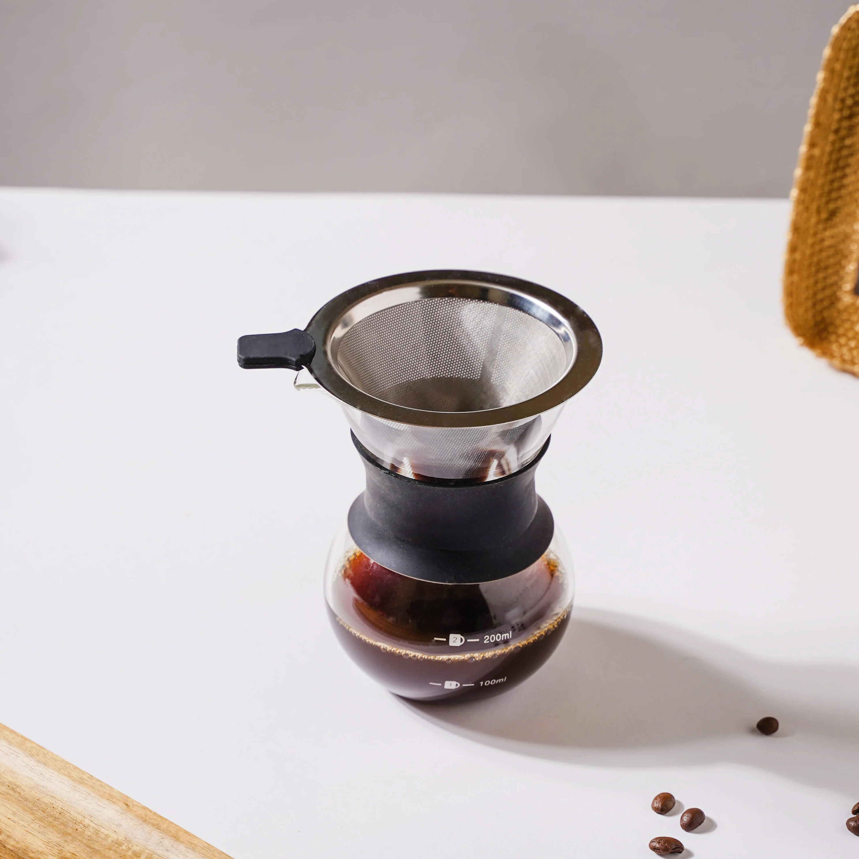 Manual Drip Coffee Maker With Filter Small - Image 11