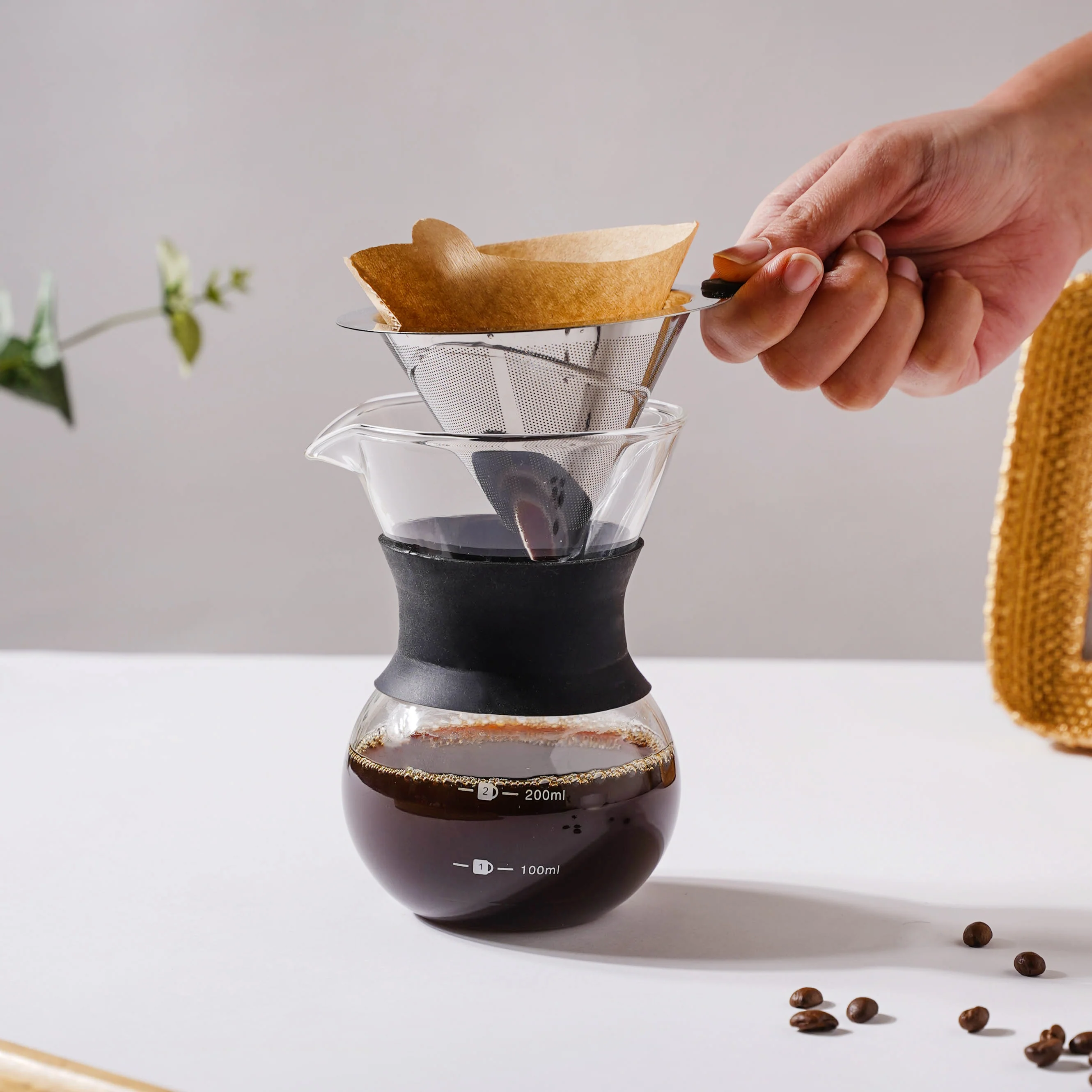 Manual Drip Coffee Maker With Filter Small - Image 6