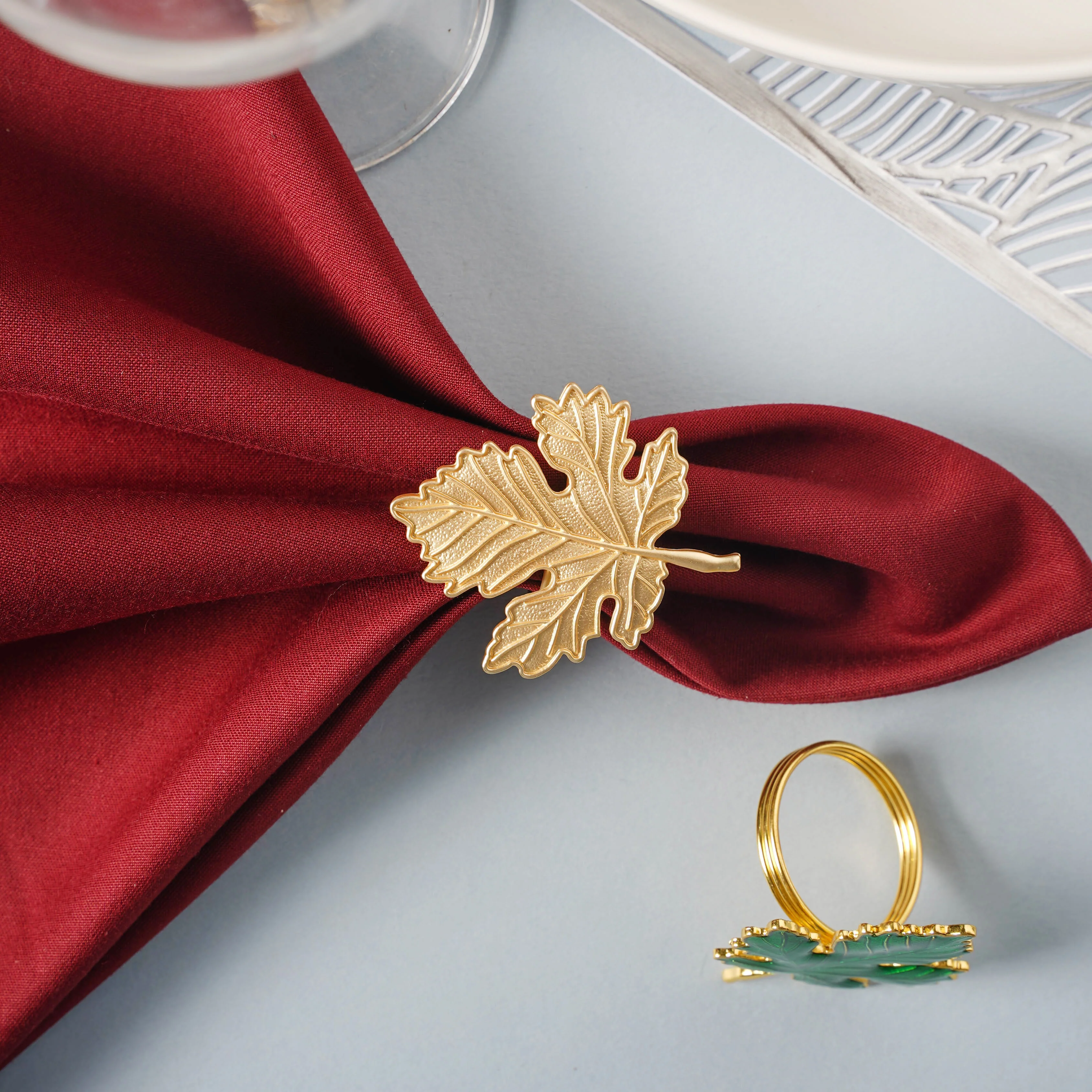 Maple Leaf Napkin Ring - Image 7