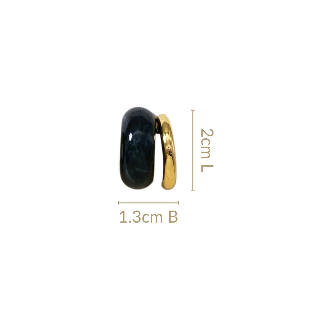 Marble Double Huggies Black - Image 3