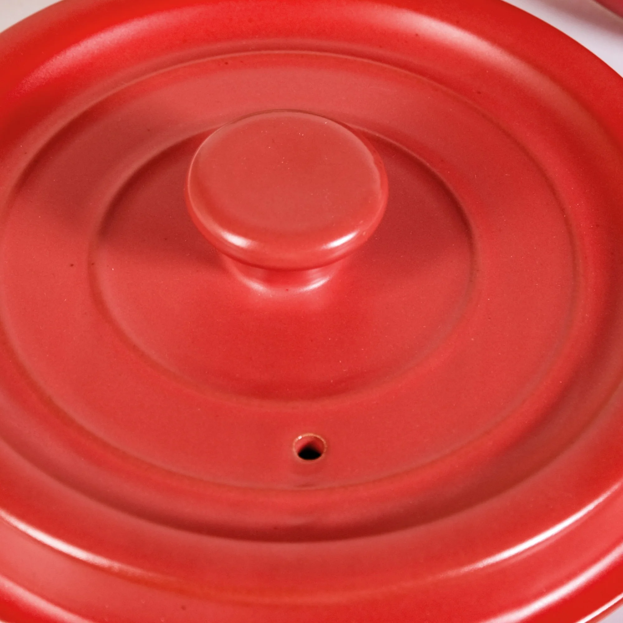 Matte Red Ceramic Cocotte Cooking Pot 4200ml - Image 6