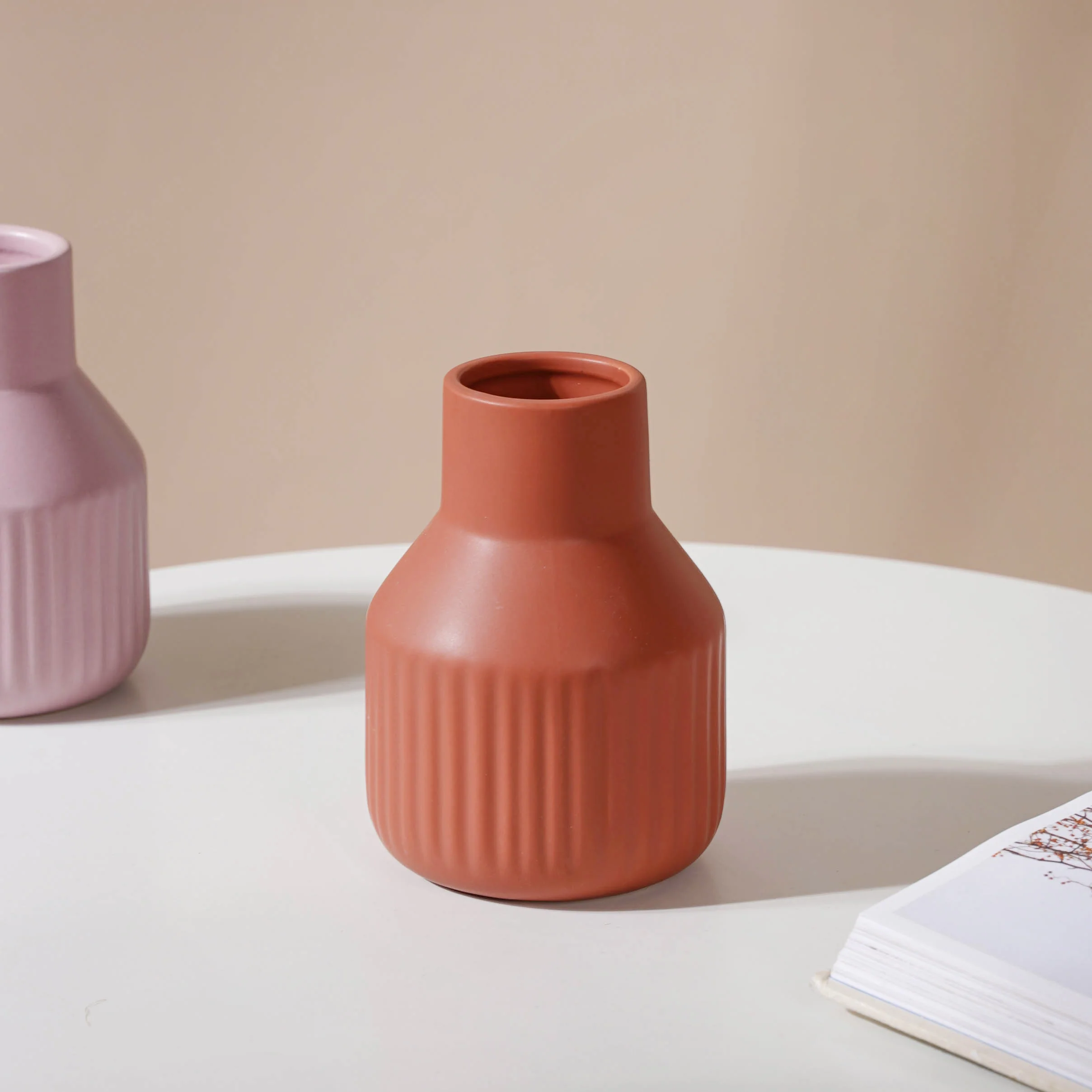 Matte Soft Hued Vase - Image 8